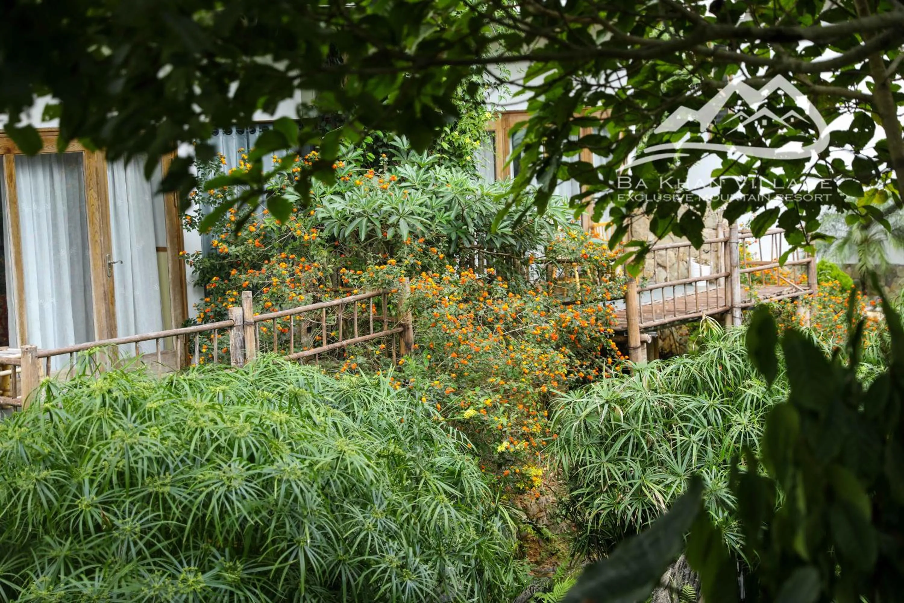 Garden view in Bakhan Village Resort