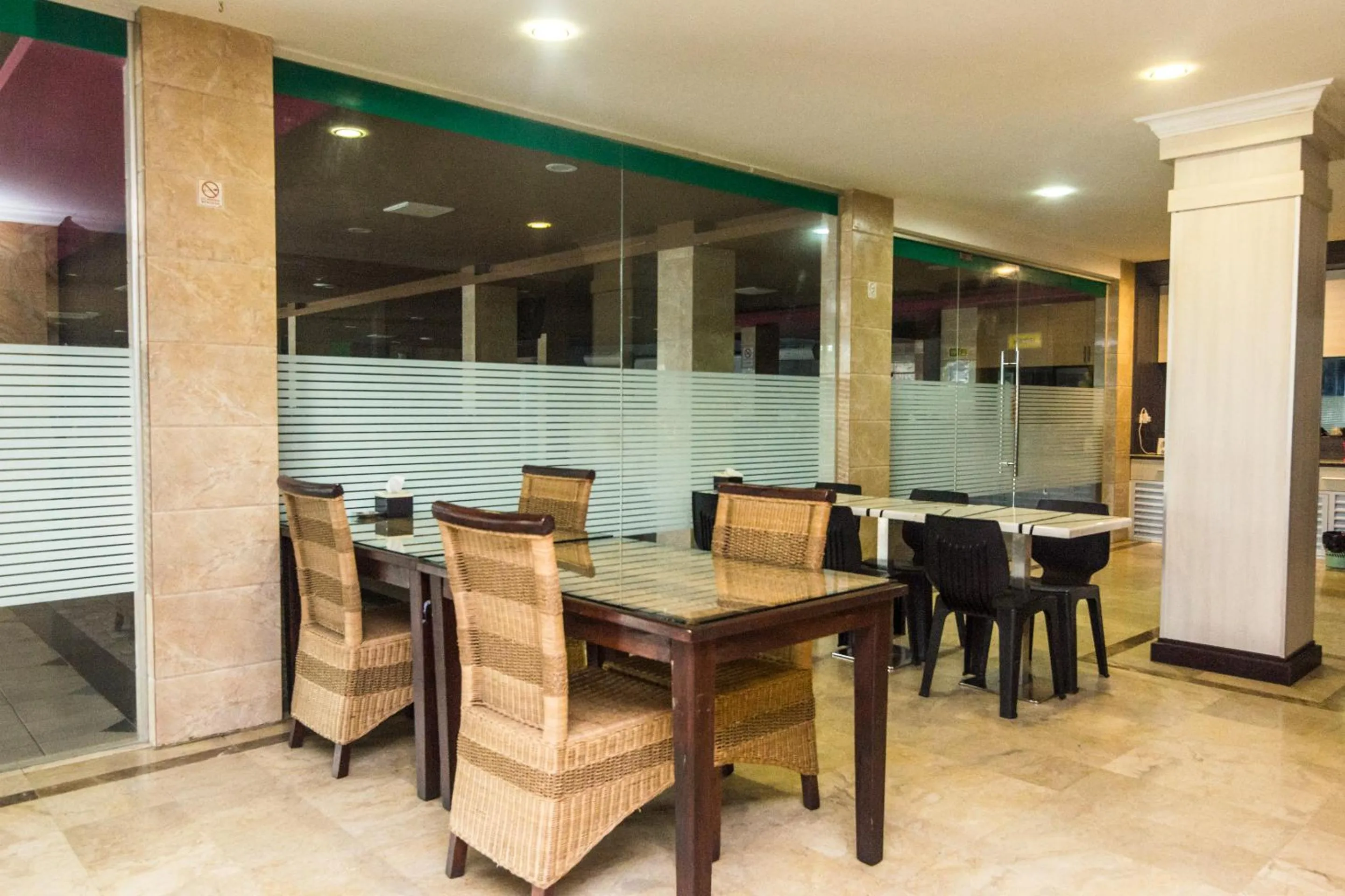 Dining area in Kita Hotel