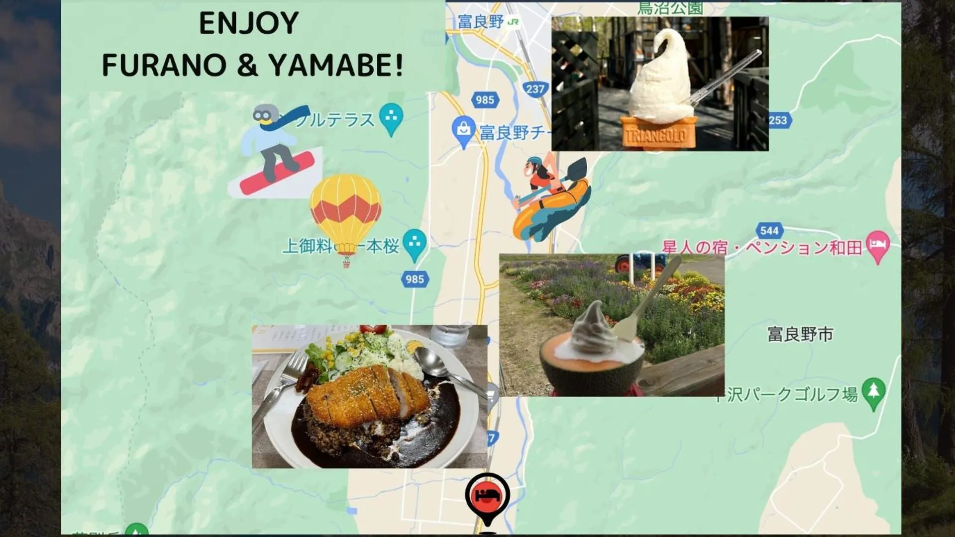 Nearby landmark in Stay in Yamabe