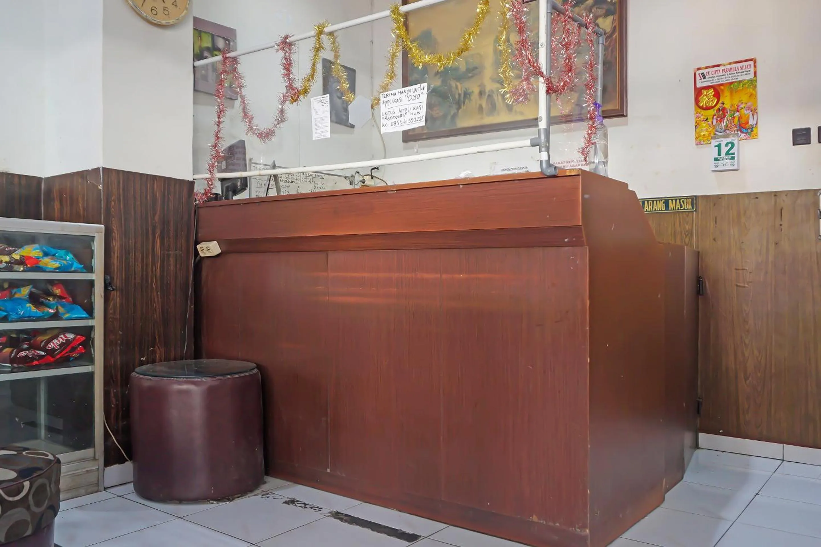 Lobby or reception in Hotel O Diamond Inn Makassar