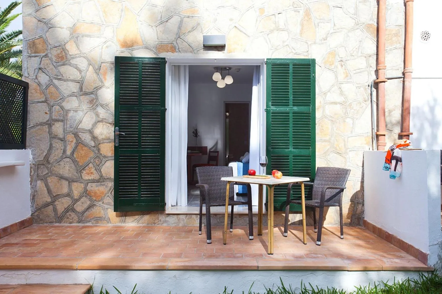 Balcony/Terrace in Apartamentos Cala Murada Tennis