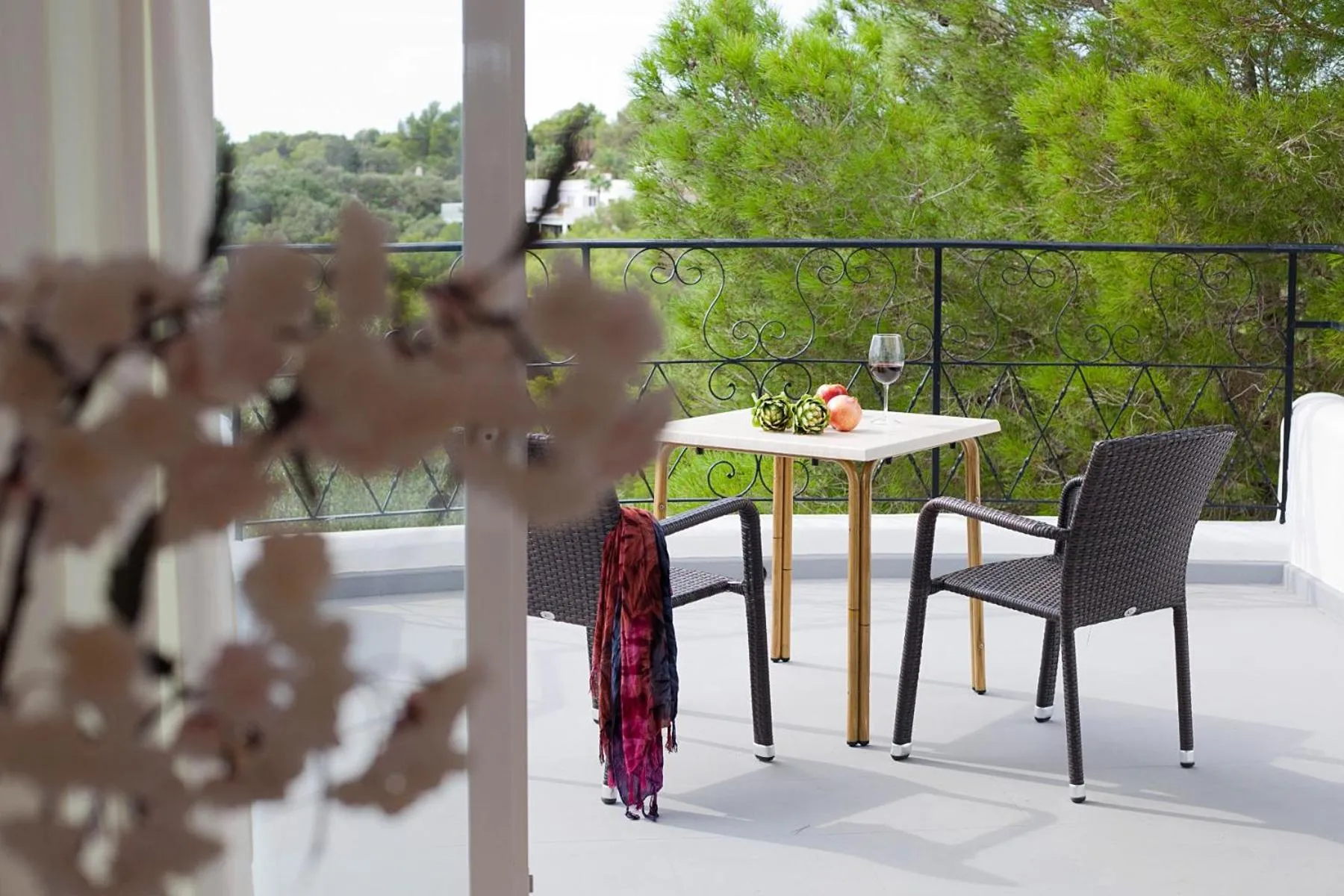 Balcony/Terrace in Apartamentos Cala Murada Tennis
