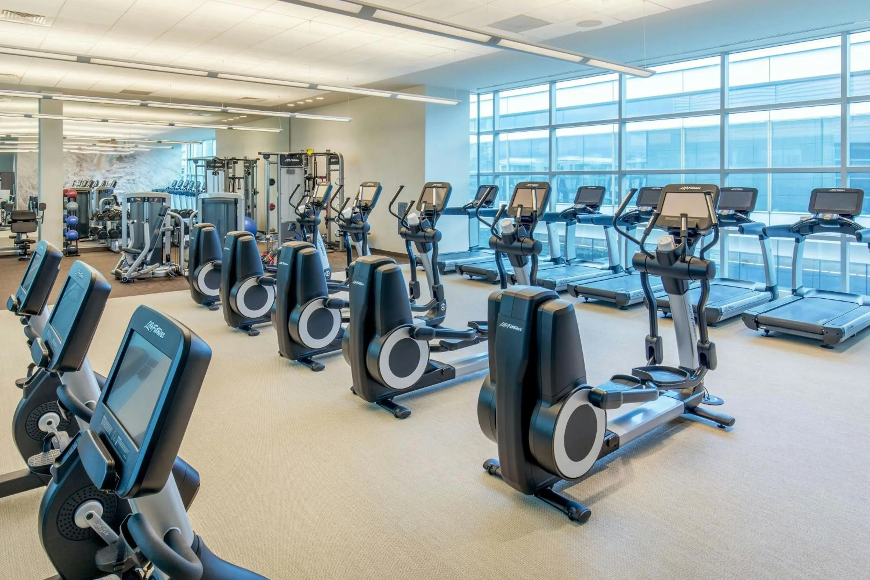 Fitness centre/facilities in The Westin Boston Seaport District
