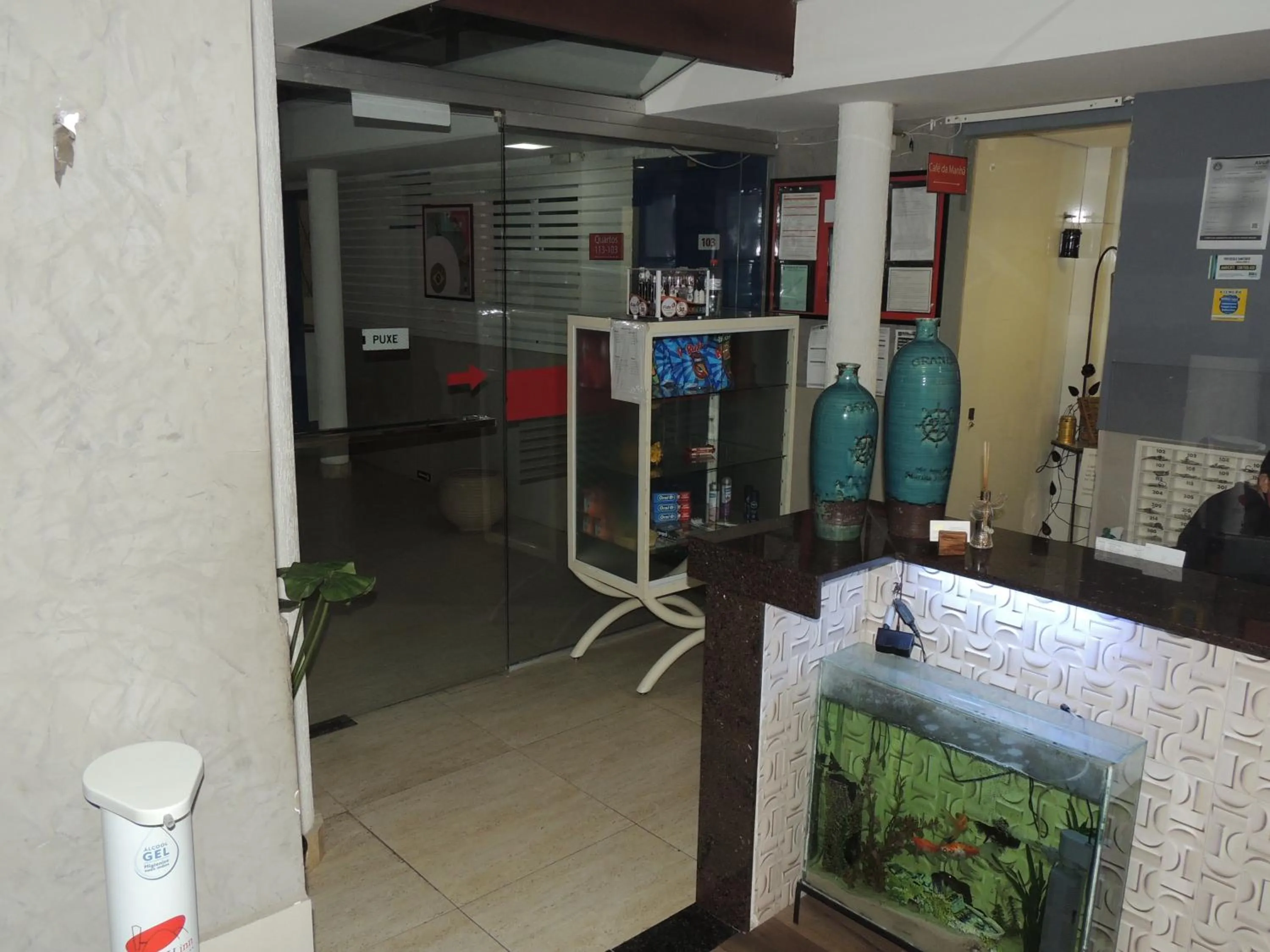 Lobby or reception in Hotel BH Inn Palmares - Fácil Acesso Cristiano Machado, Centerminas e Minas Shopping