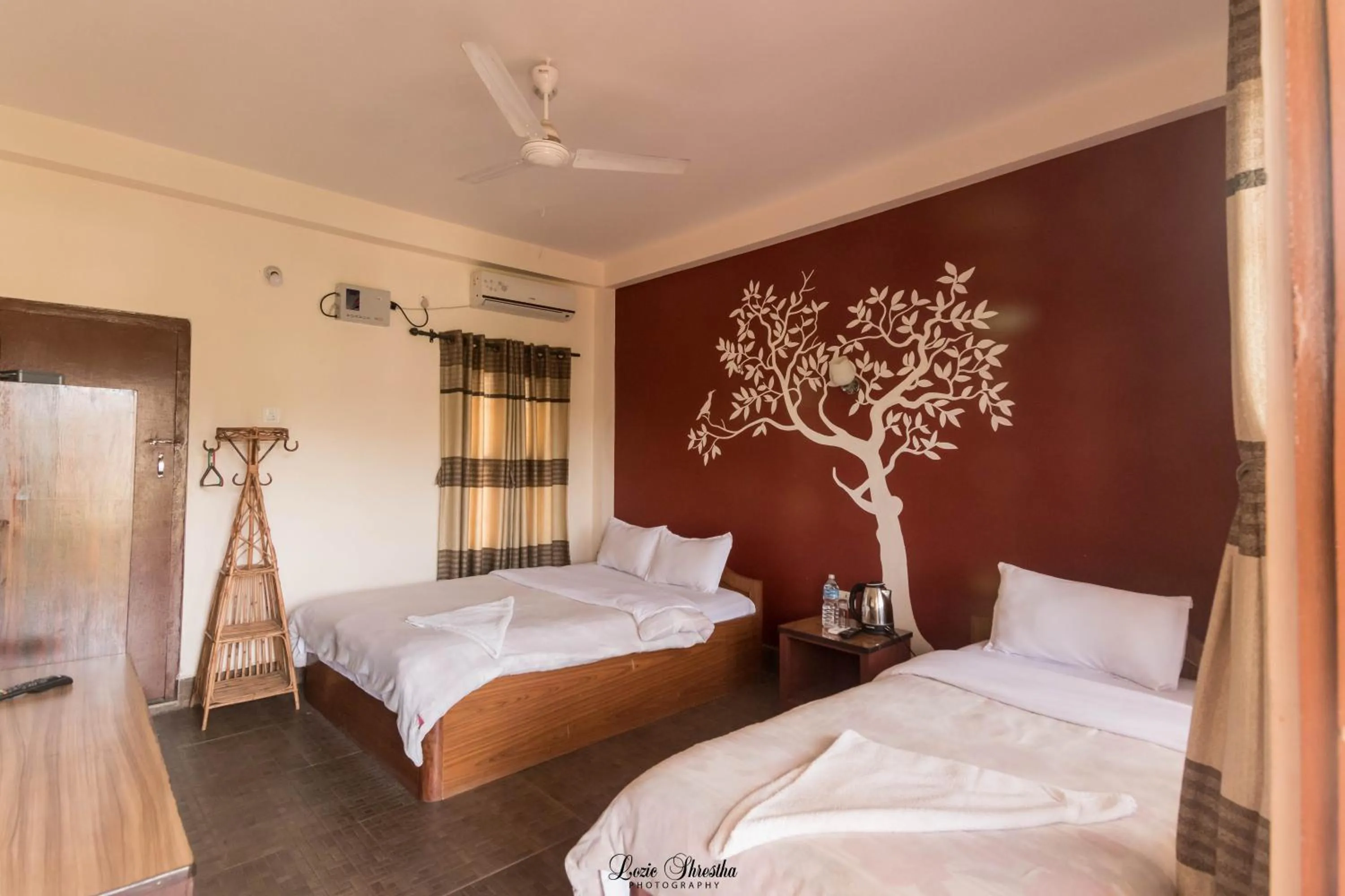 Bed in Eden jungle resort