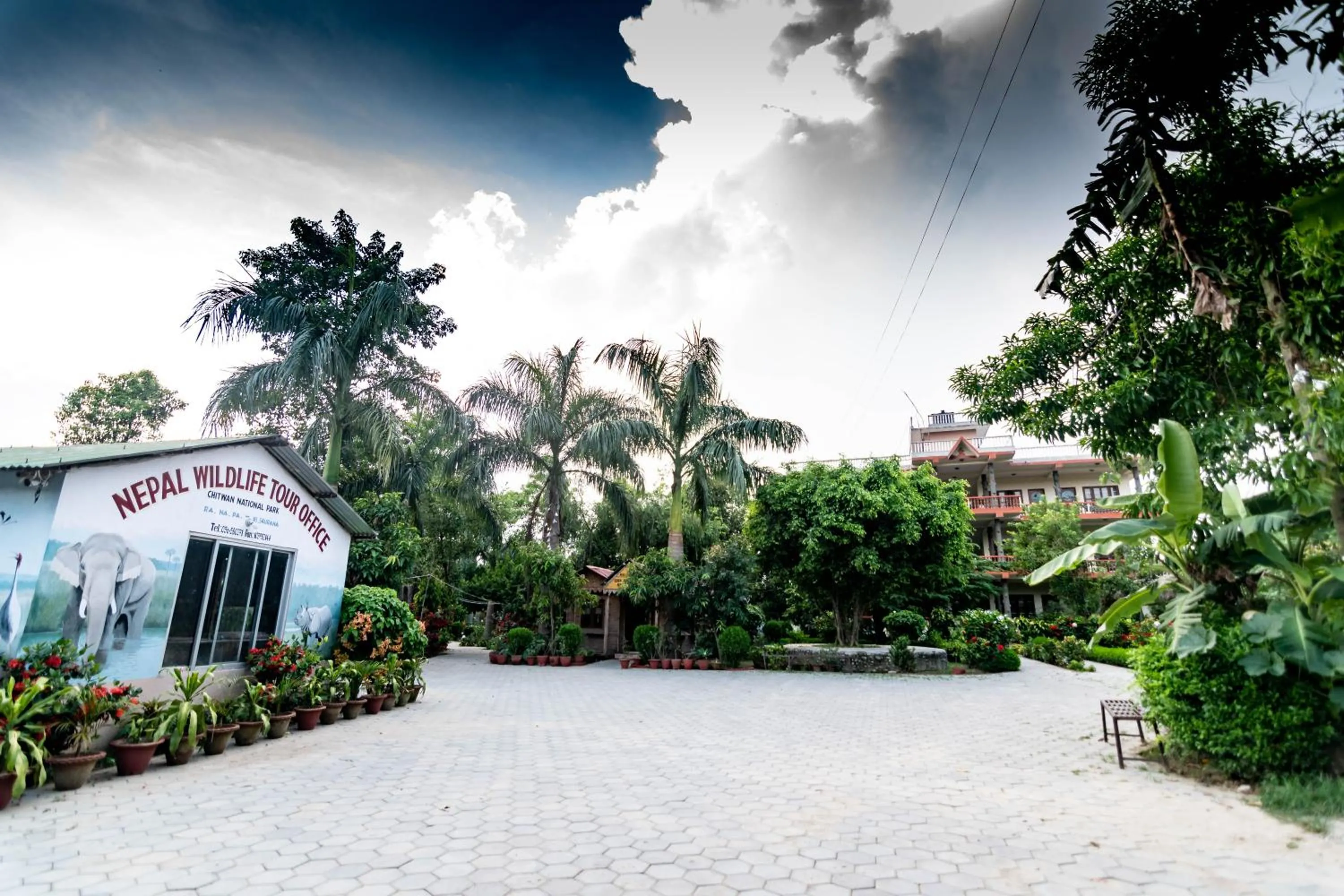 Property building in Eden jungle resort