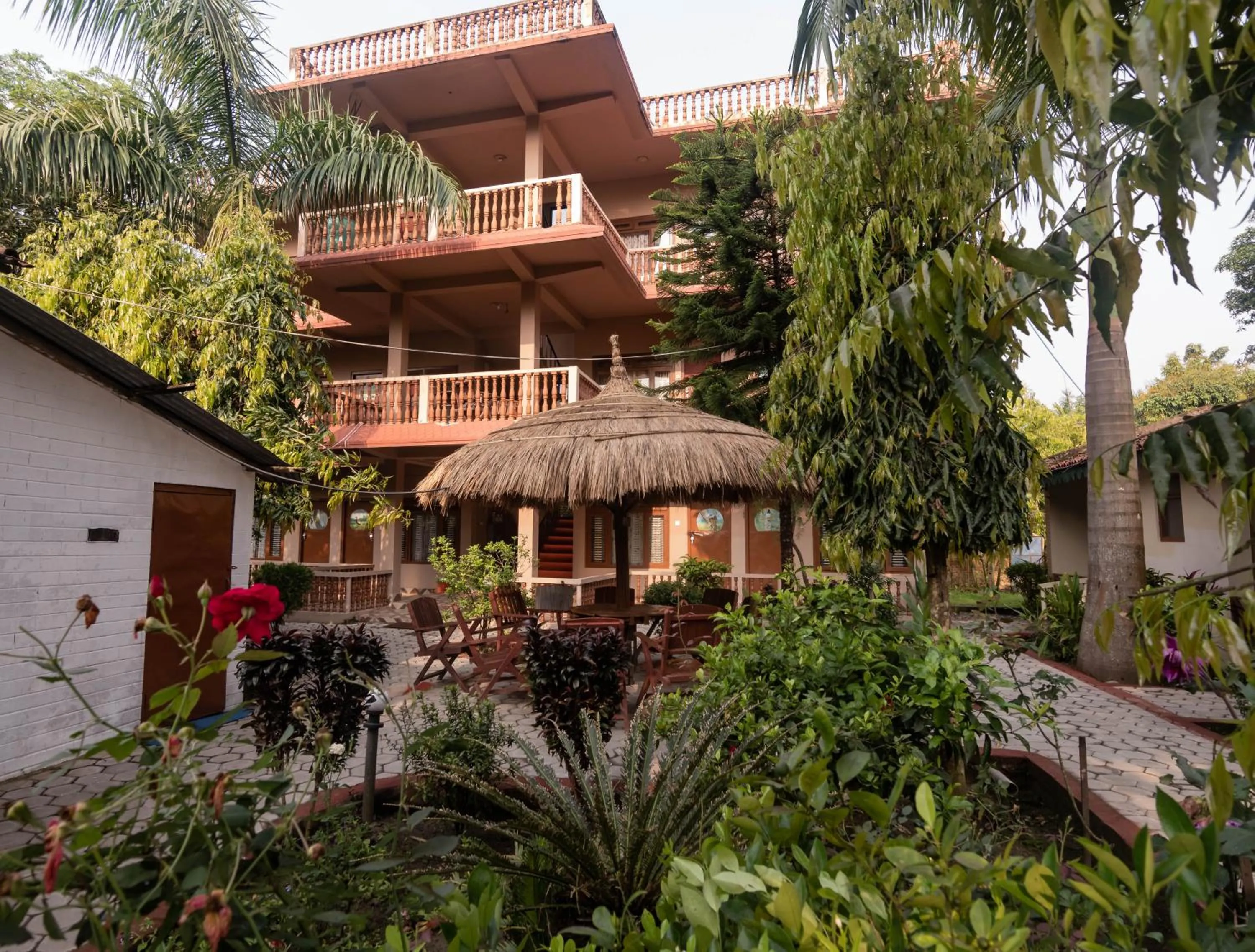 Property building in Eden jungle resort