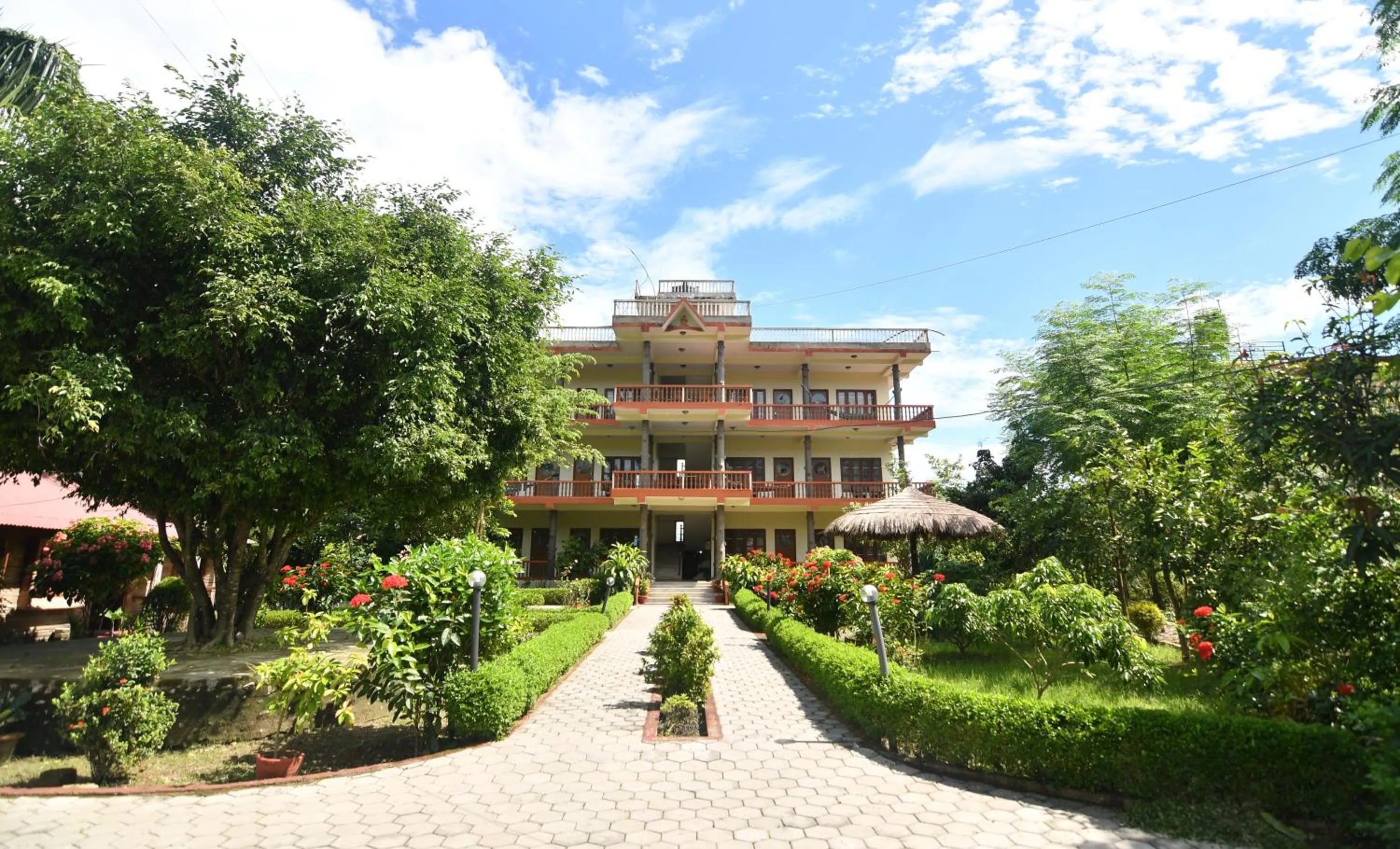 Property building in Eden jungle resort