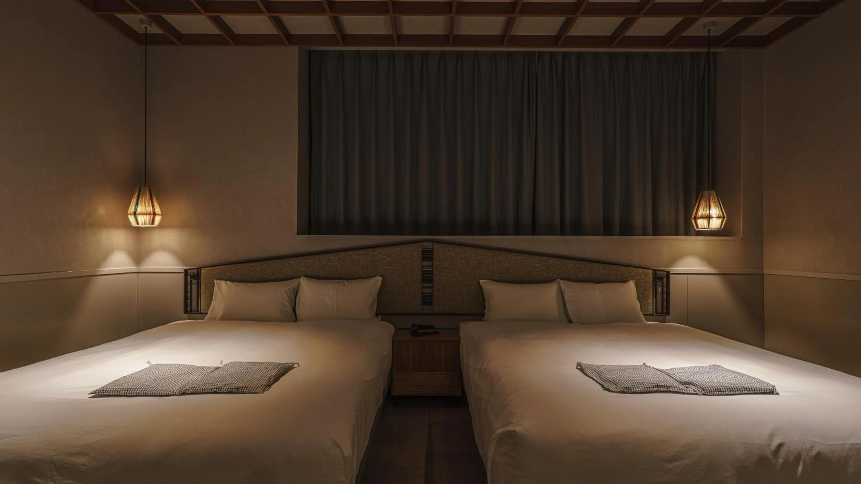 Bed in Hotel Aoka Kamigoto