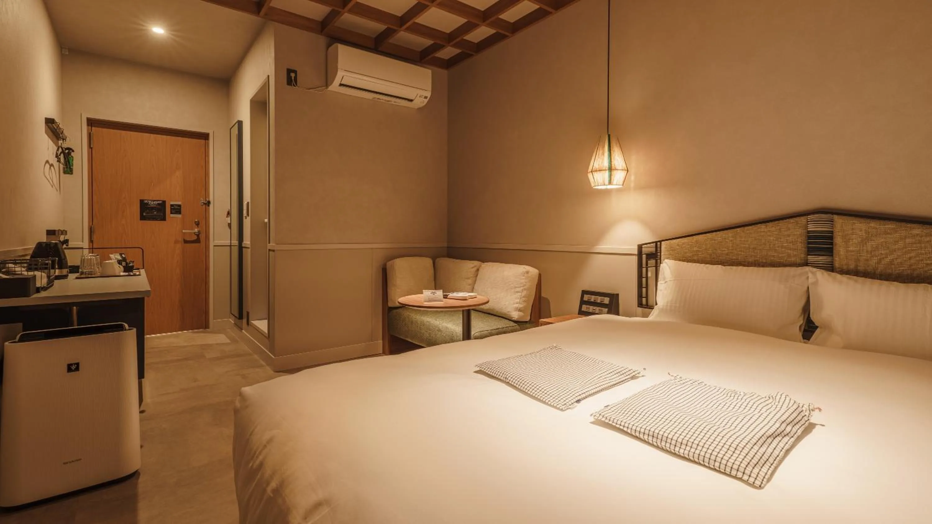 Bed in Hotel Aoka Kamigoto