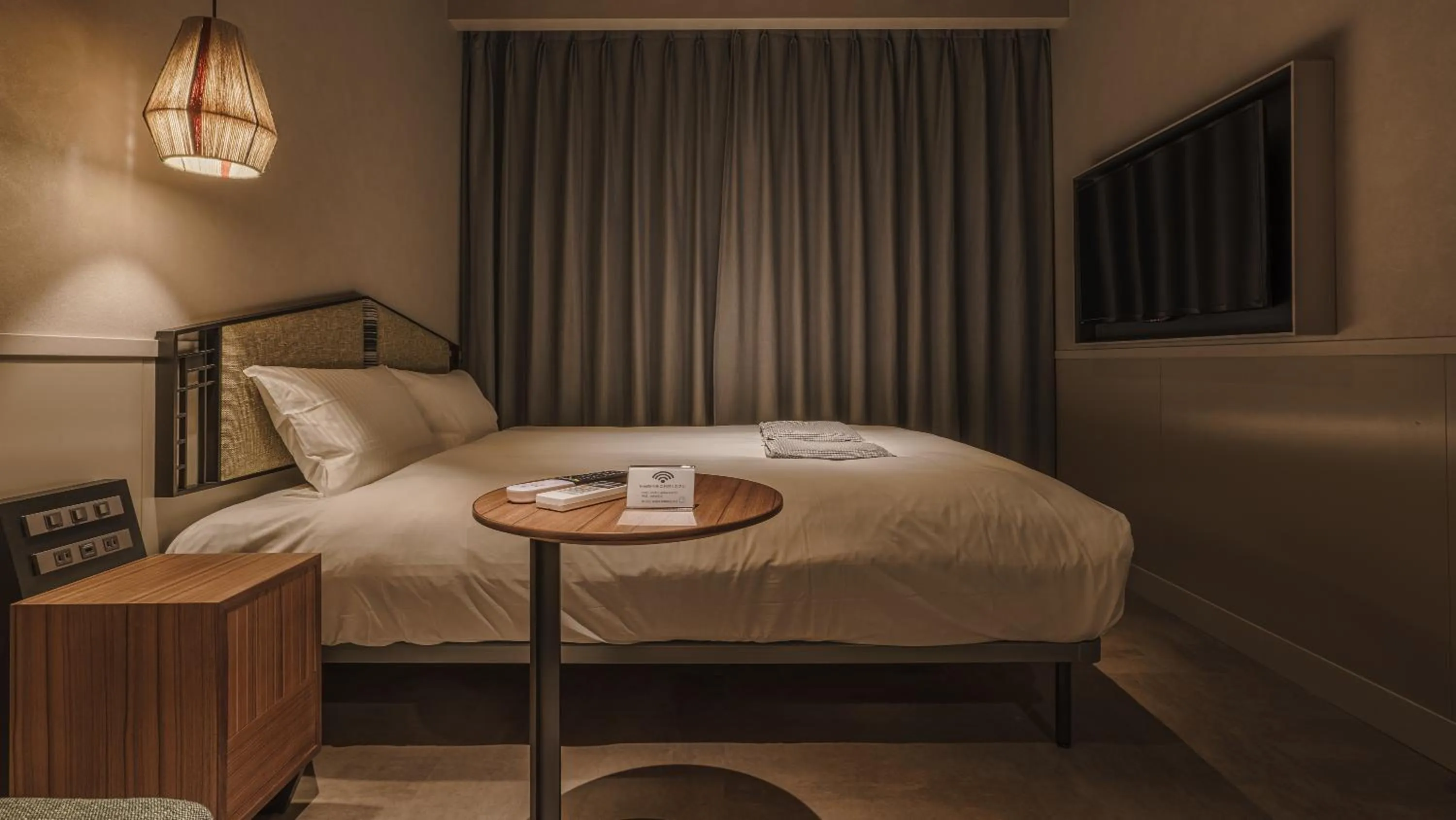 Bed in Hotel Aoka Kamigoto