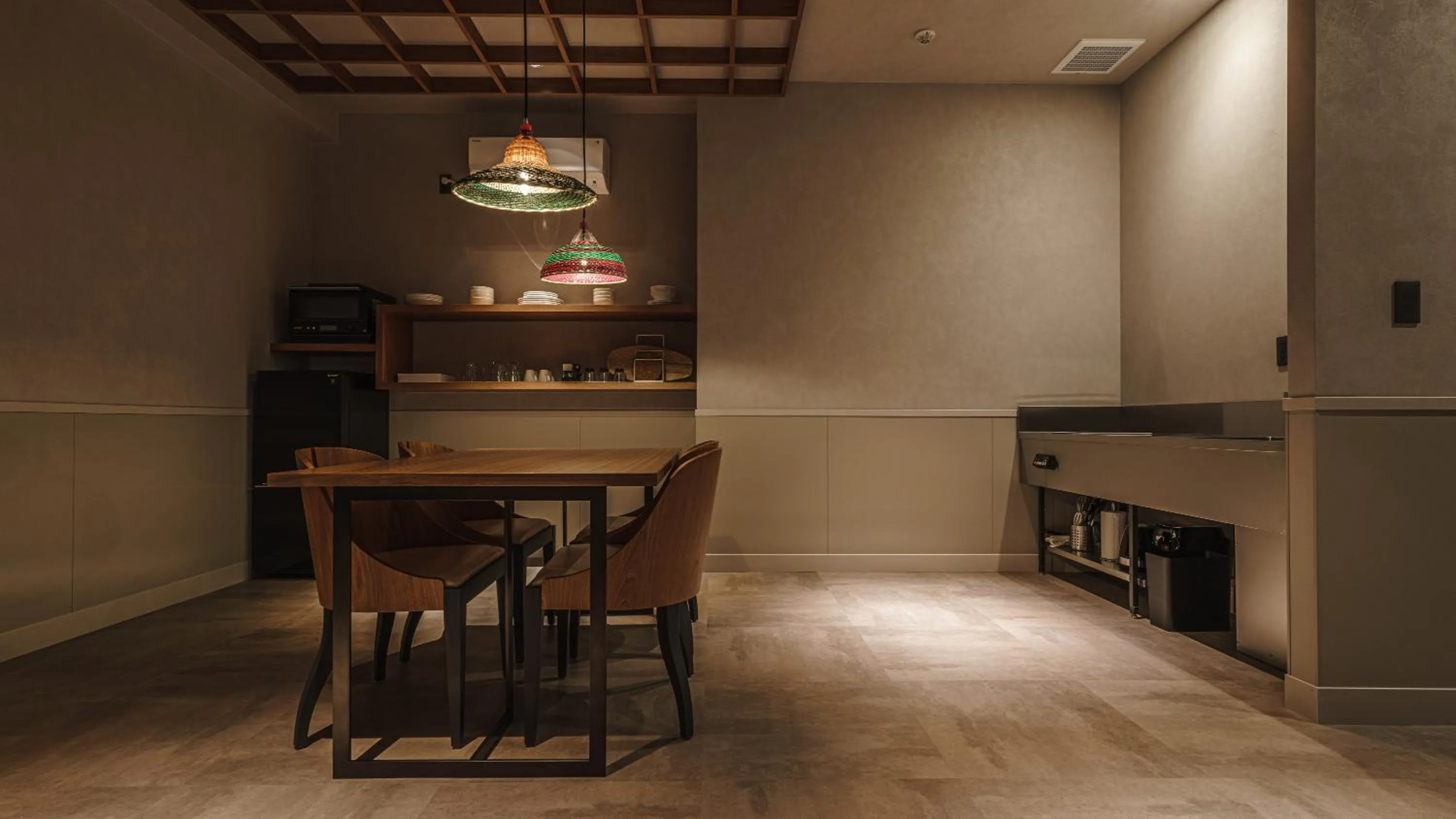 Kitchen or kitchenette in Hotel Aoka Kamigoto