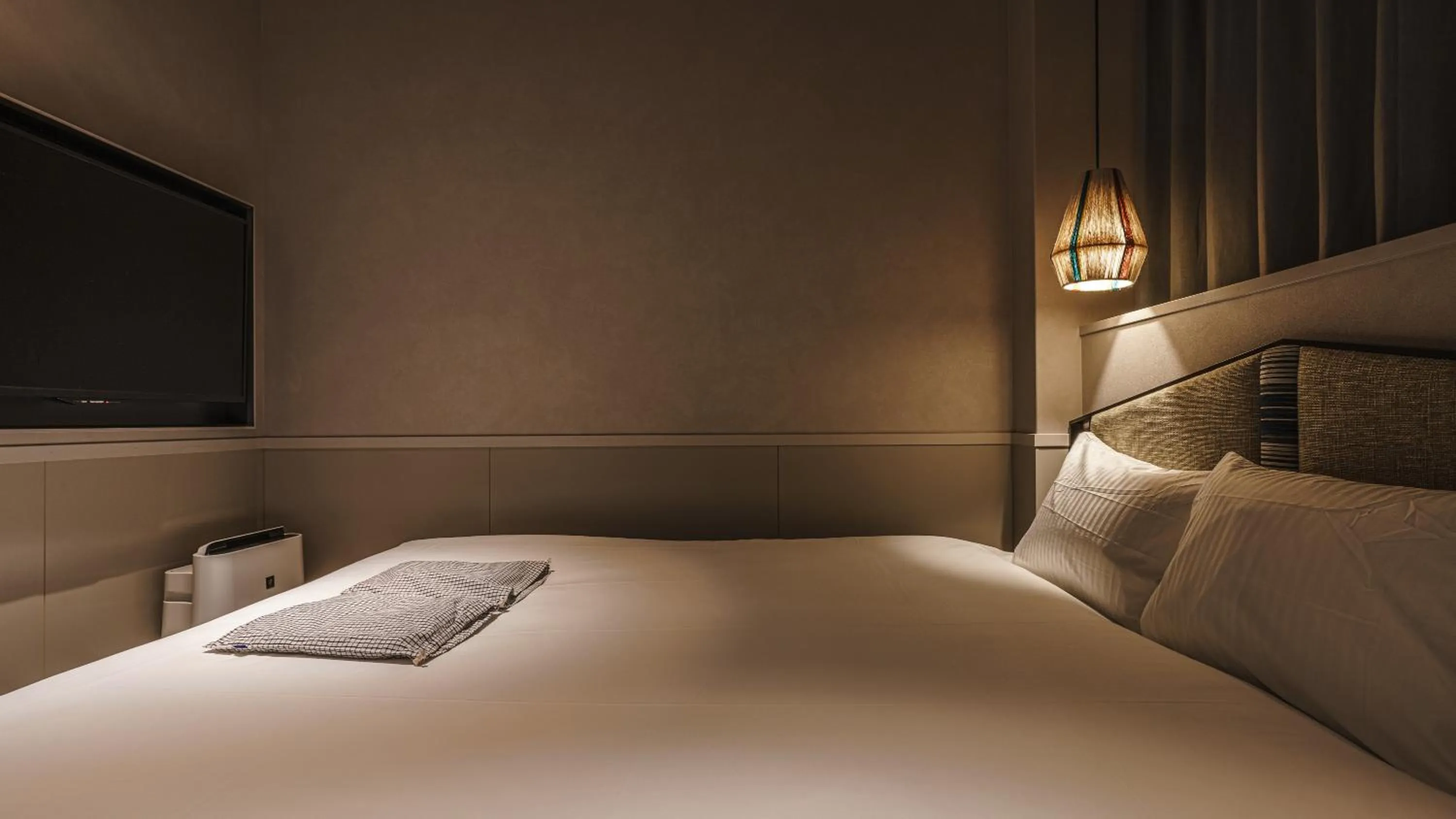 Bed in Hotel Aoka Kamigoto