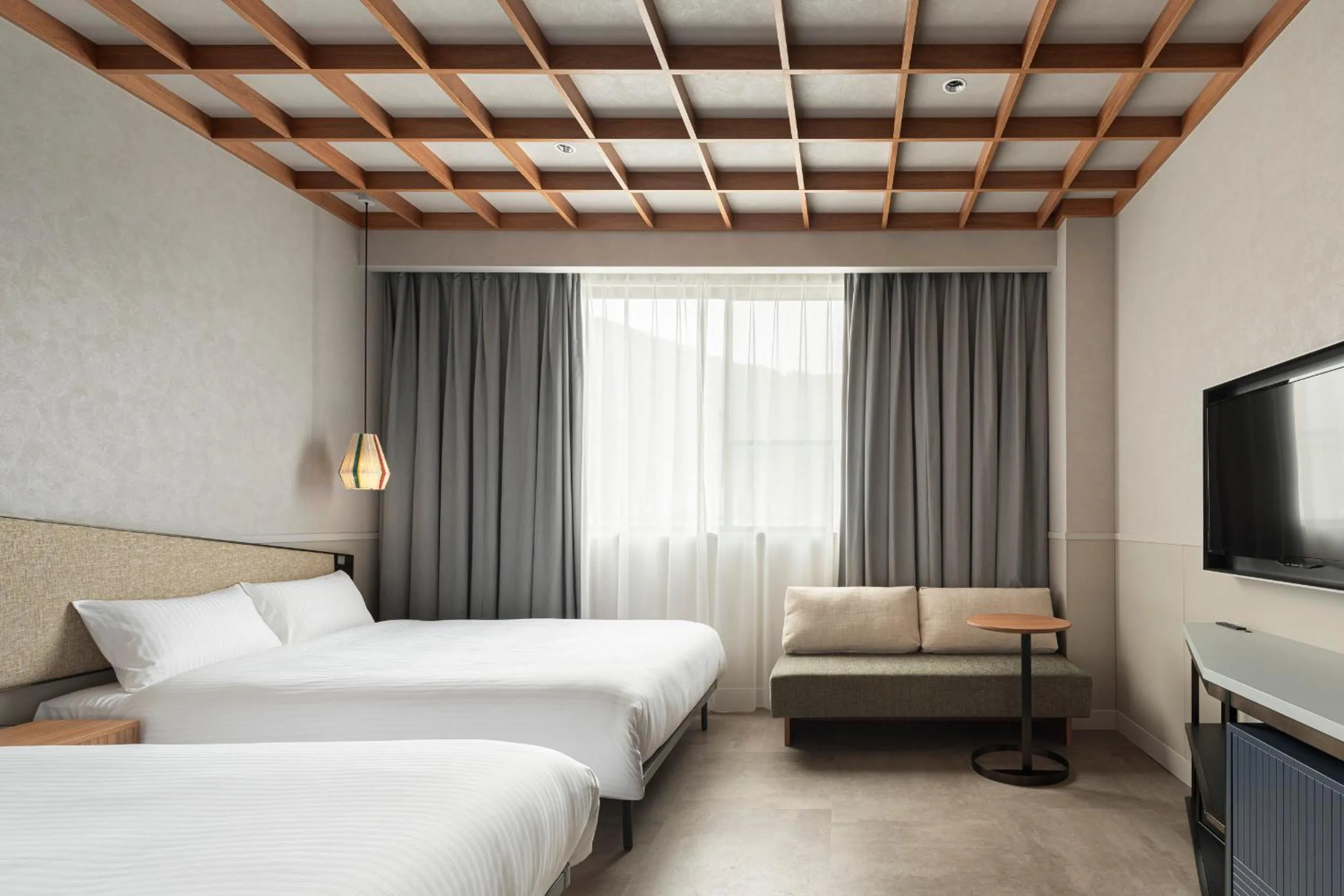 Bed in Hotel Aoka Kamigoto