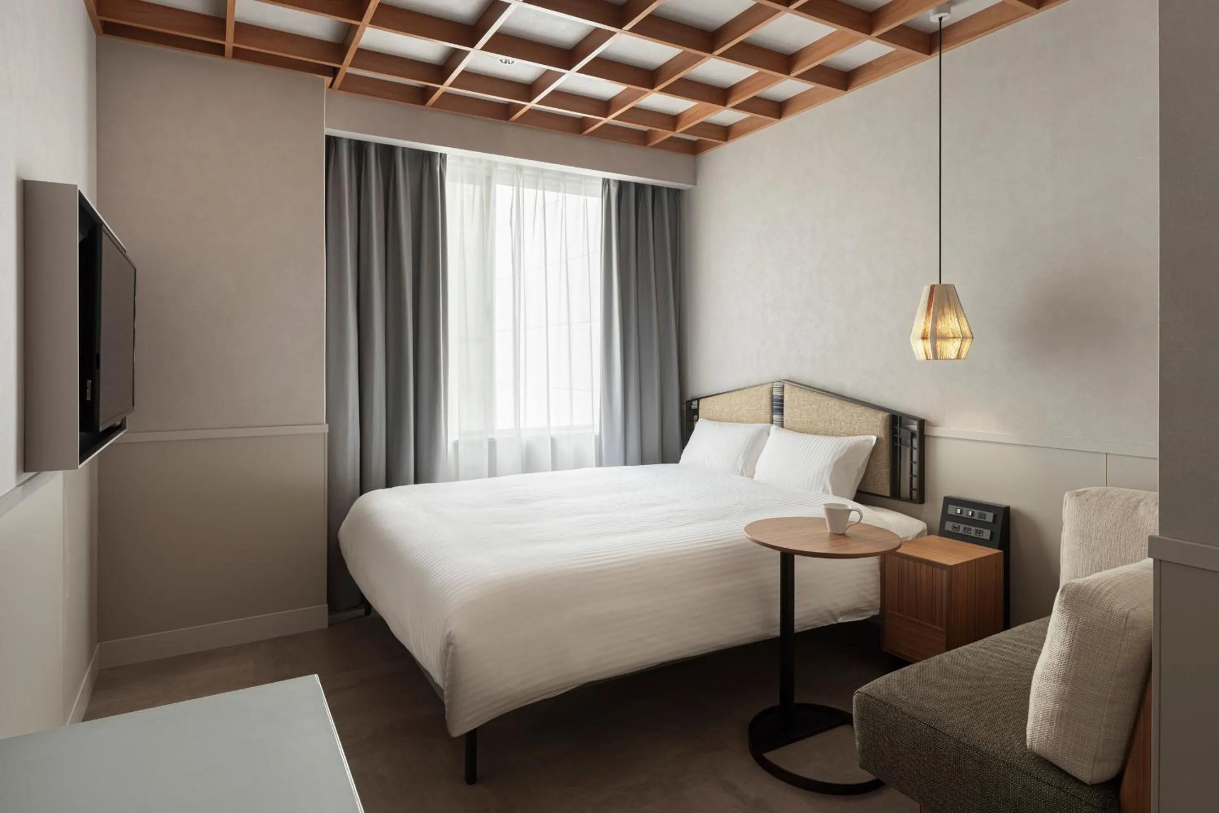 Bed in Hotel Aoka Kamigoto