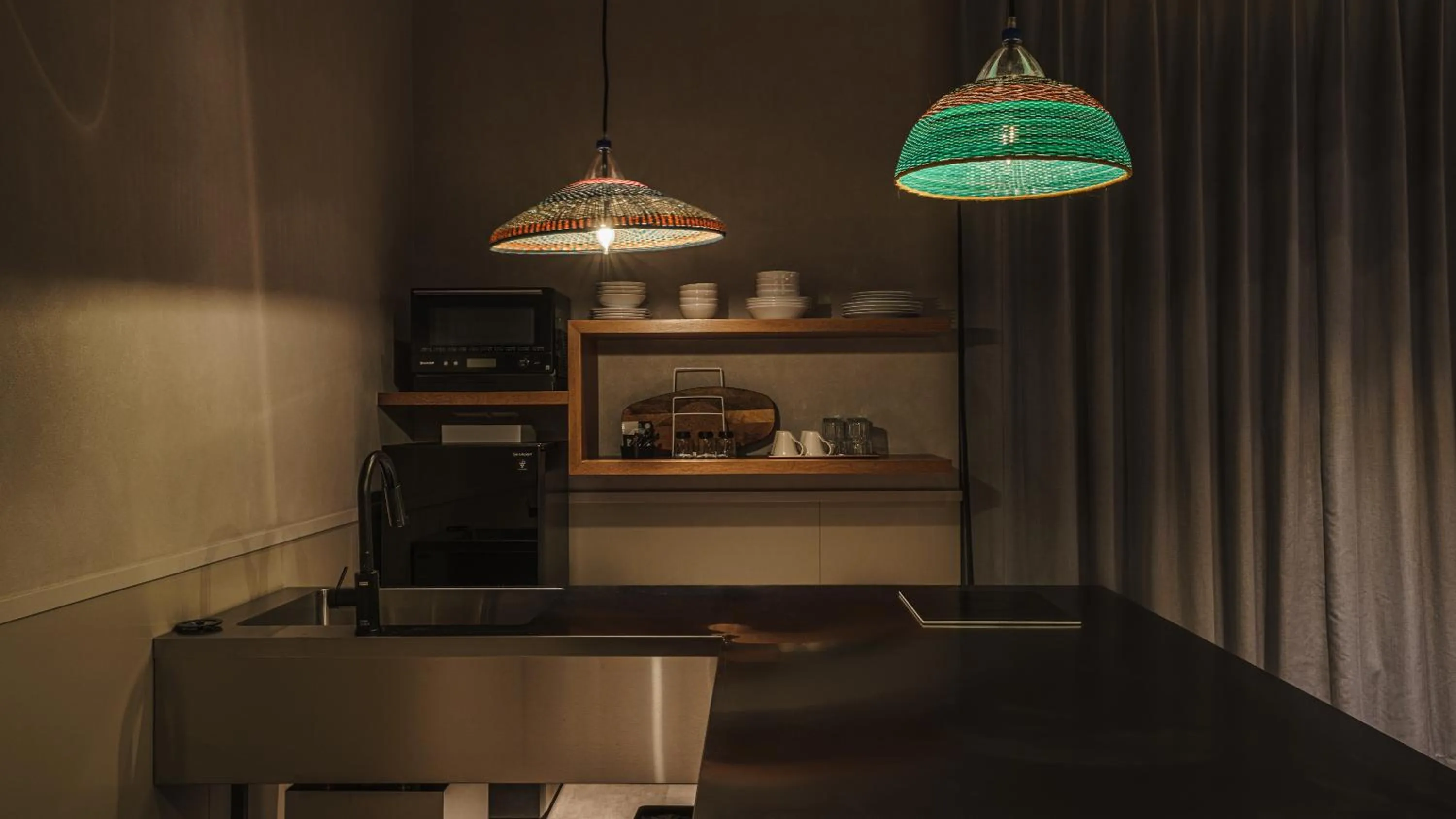 Kitchen or kitchenette in Hotel Aoka Kamigoto