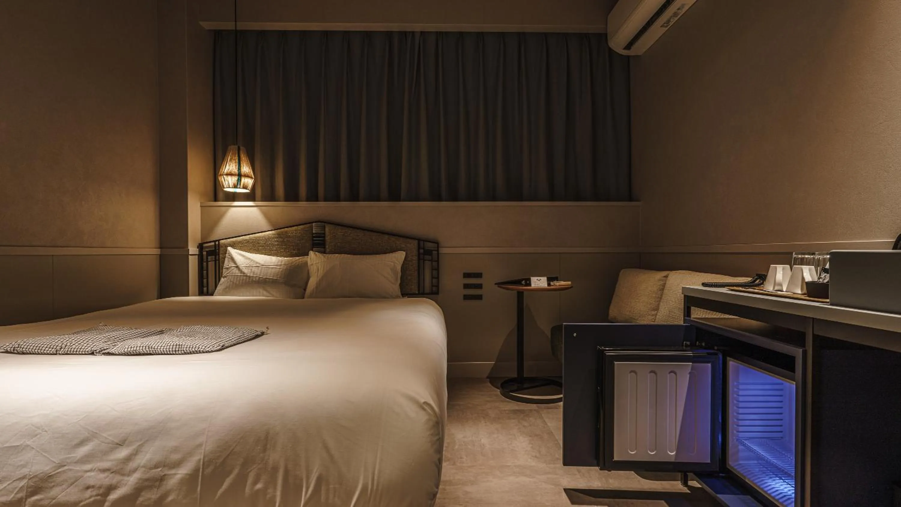 Bed in Hotel Aoka Kamigoto