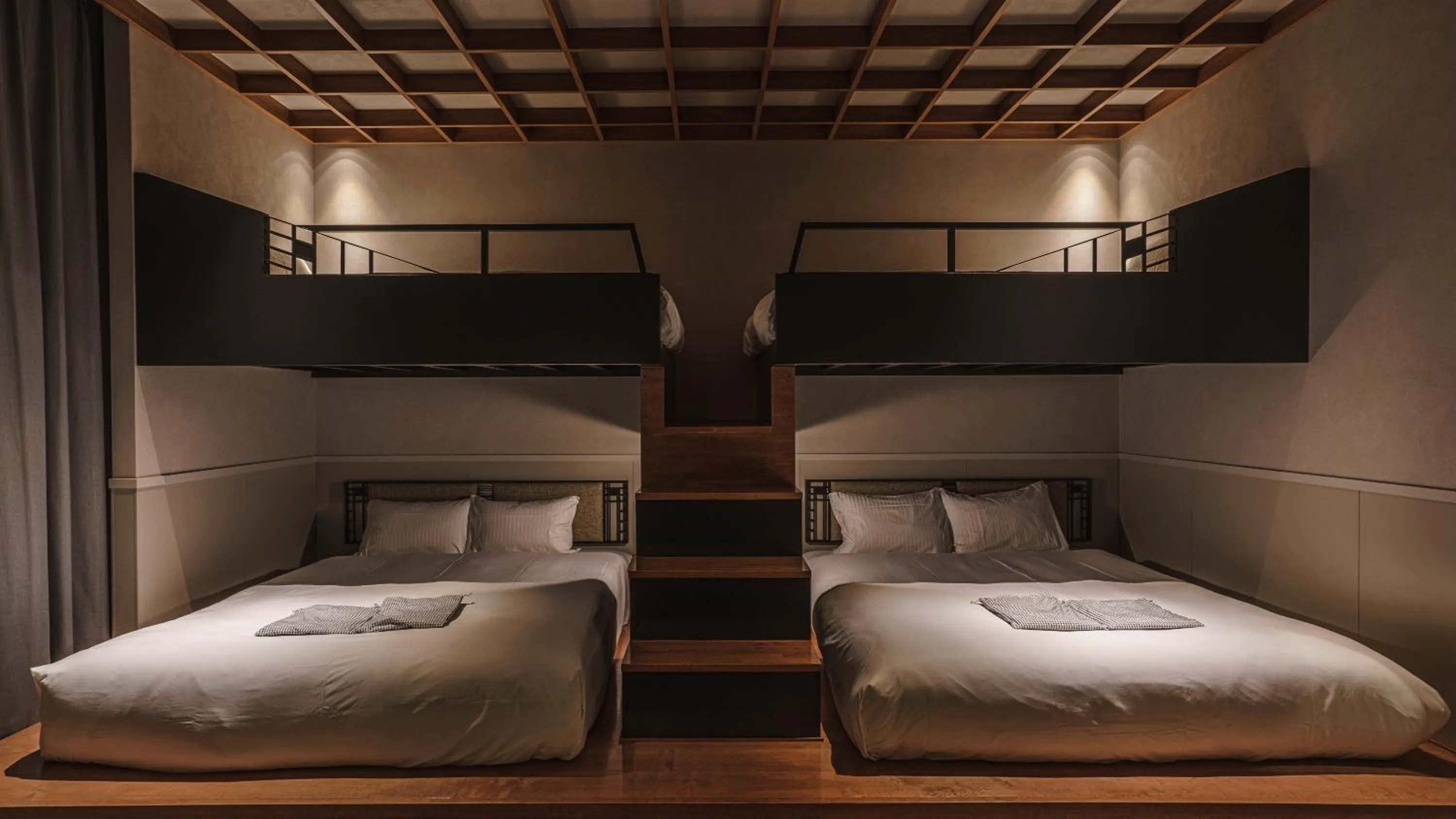 Bed in Hotel Aoka Kamigoto