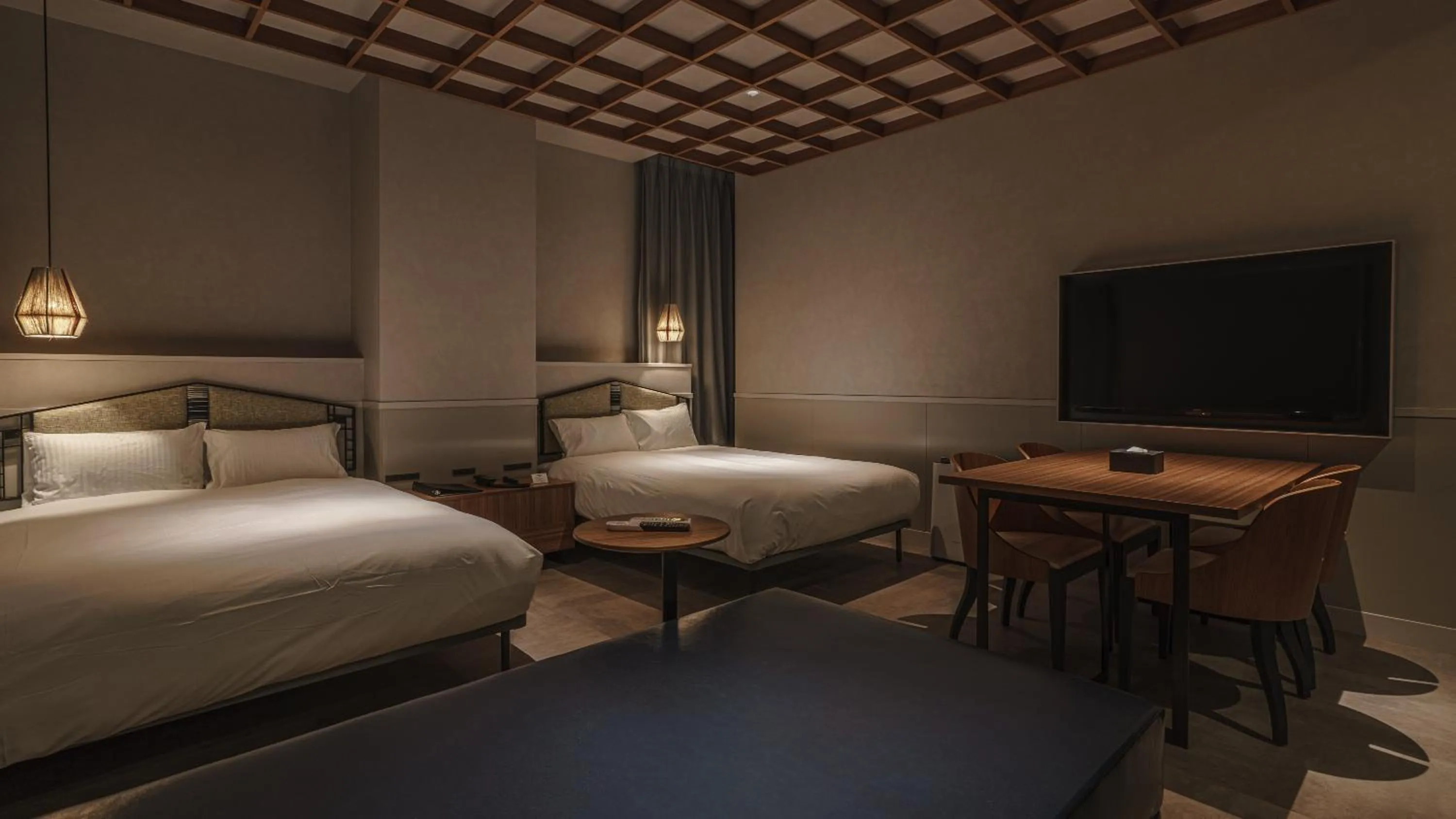 Bed in Hotel Aoka Kamigoto