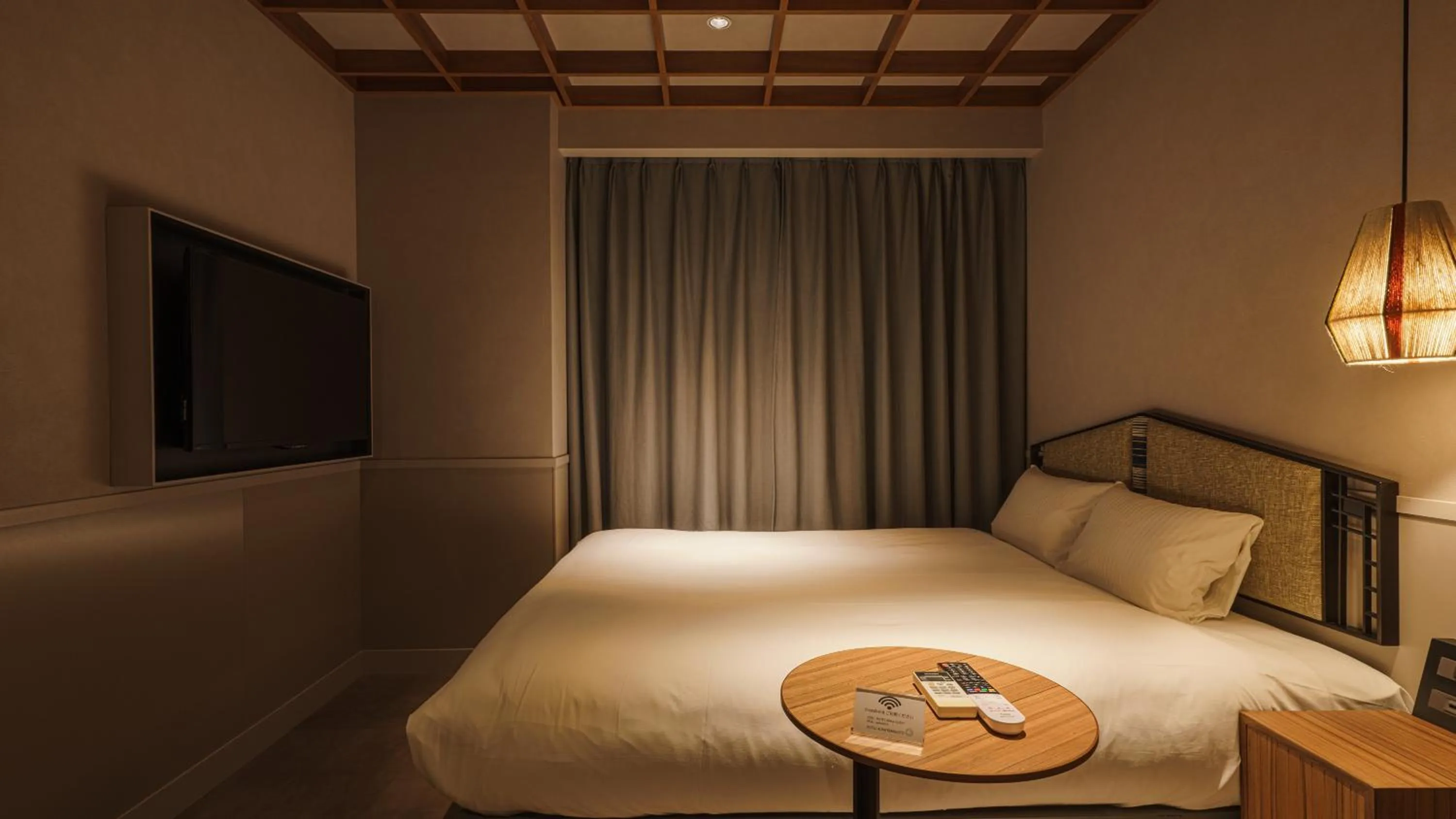 Bed in Hotel Aoka Kamigoto