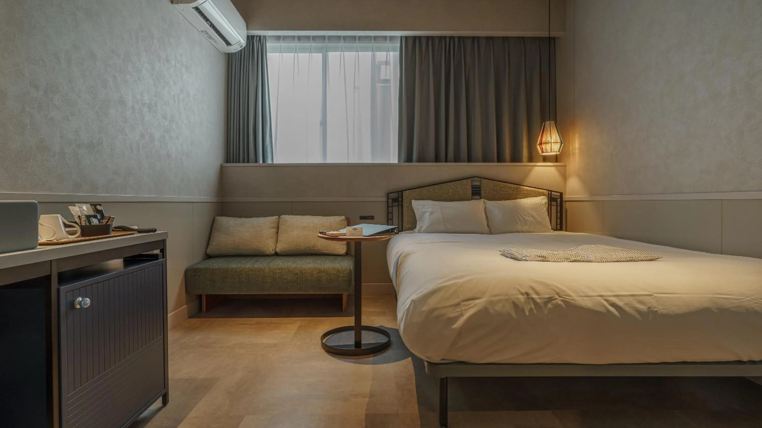 Bed in Hotel Aoka Kamigoto