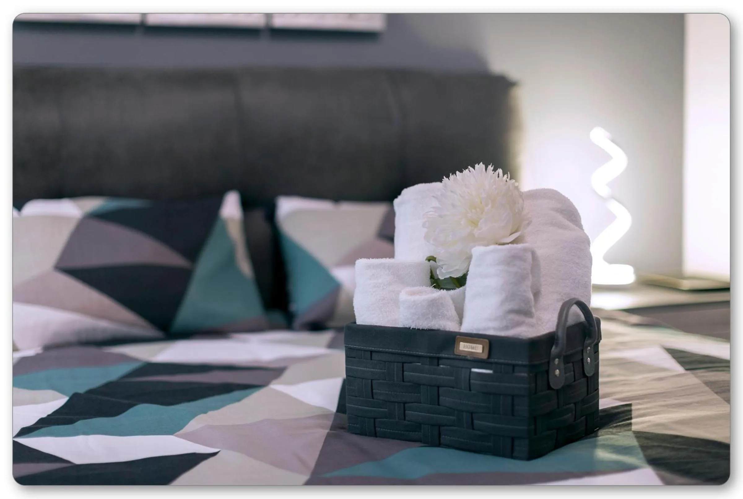 Decorative detail, Bed in B&B Palazzo Di Florio