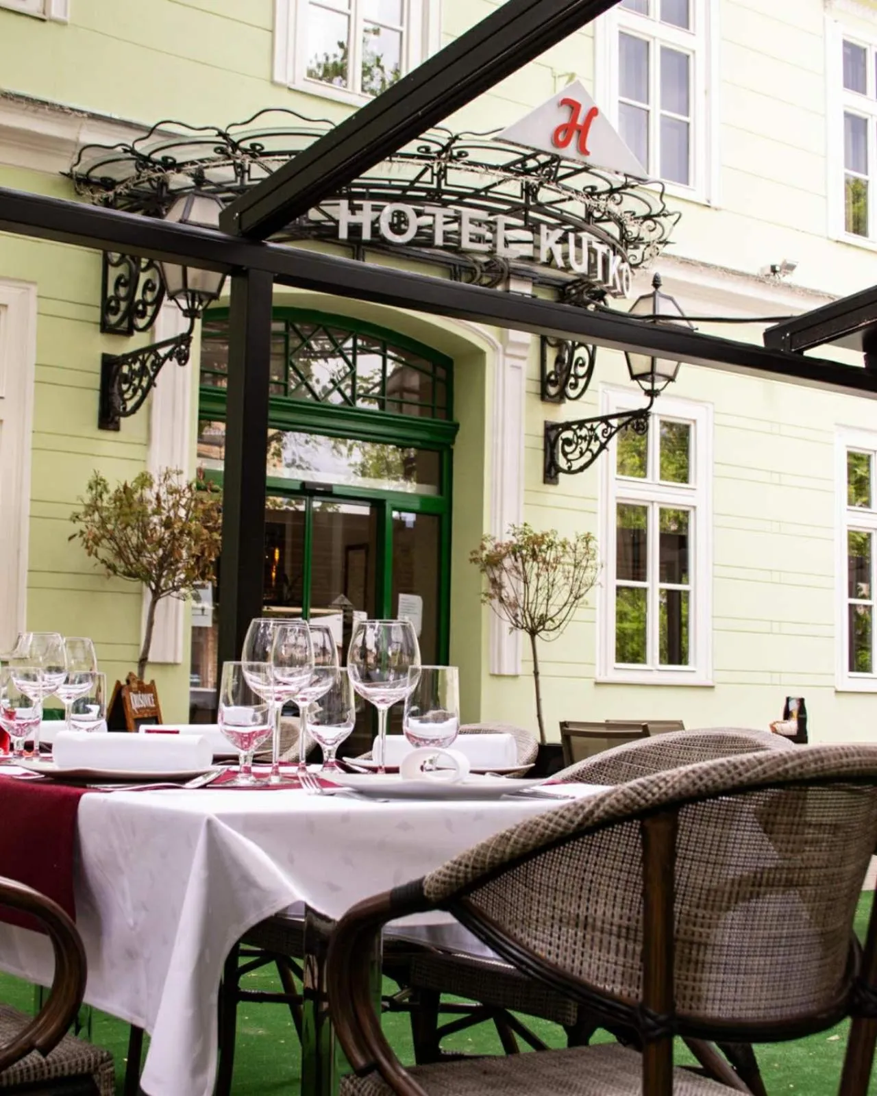 Garden in Hotel Kutko