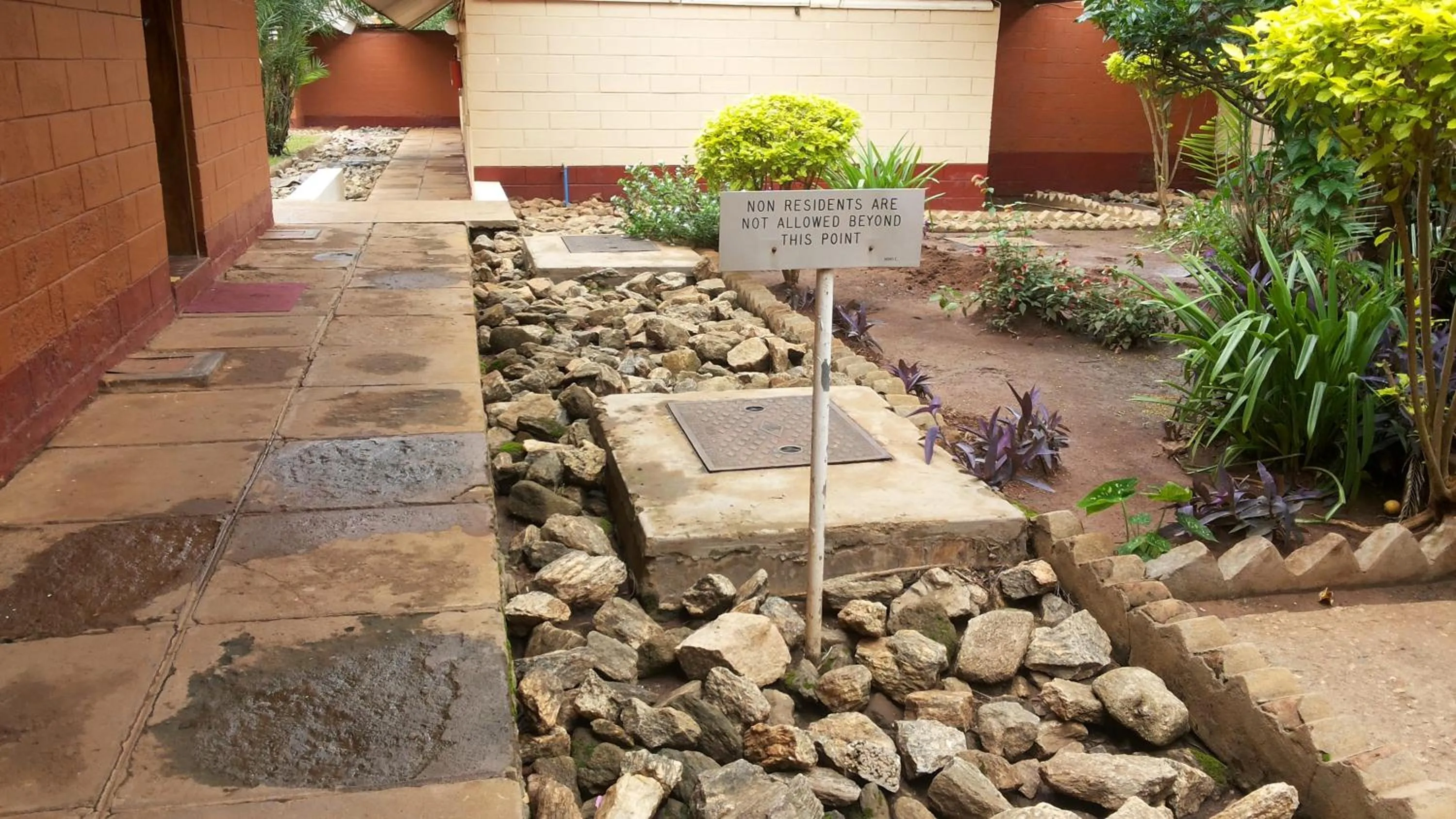 Patio in St Lira Hotel