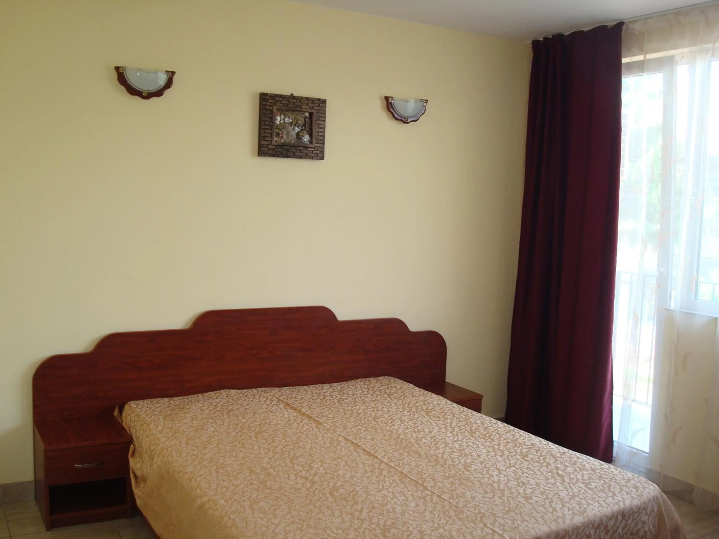 Bed in Hotel Terra