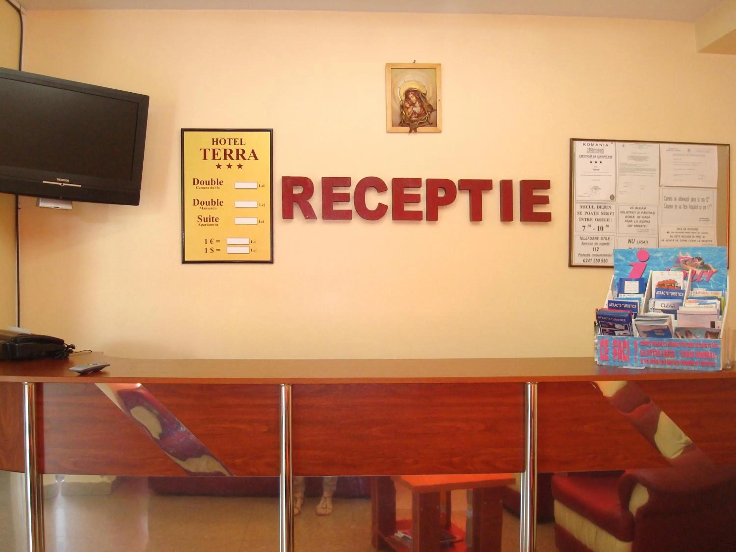 Lobby or reception in Hotel Terra