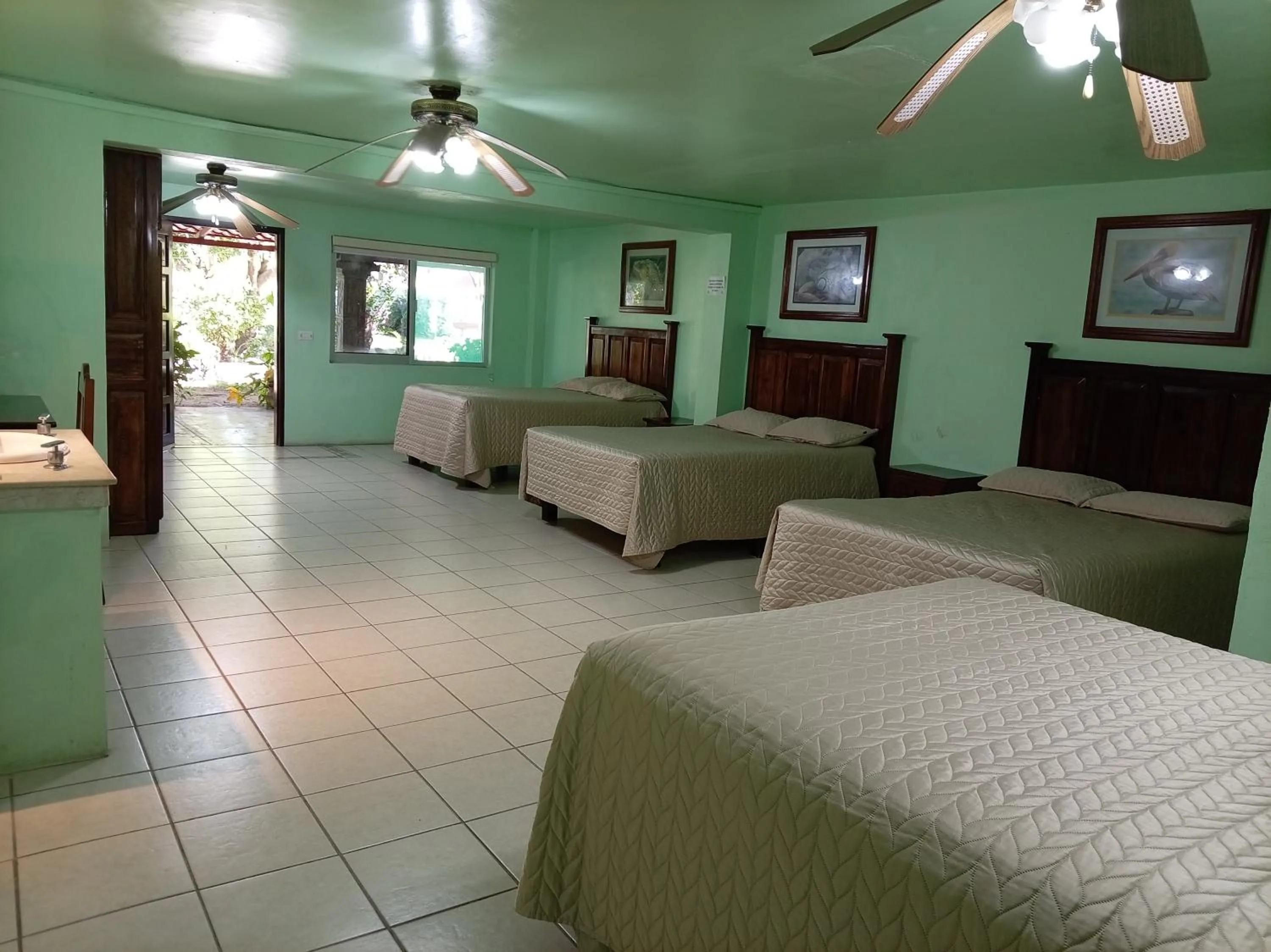 Bed in Freedom Shores "La Gringa" Hotel - Universally Designed