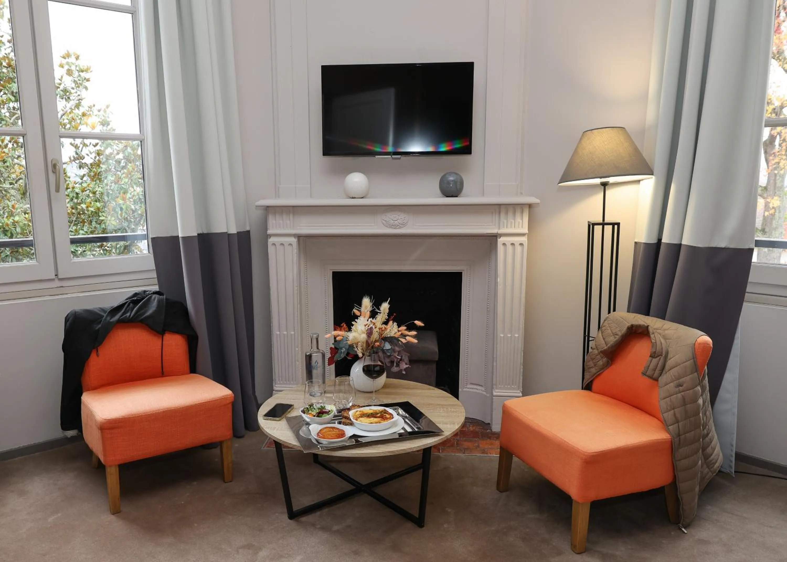 Food close-up in Hôtel Château de Lacan