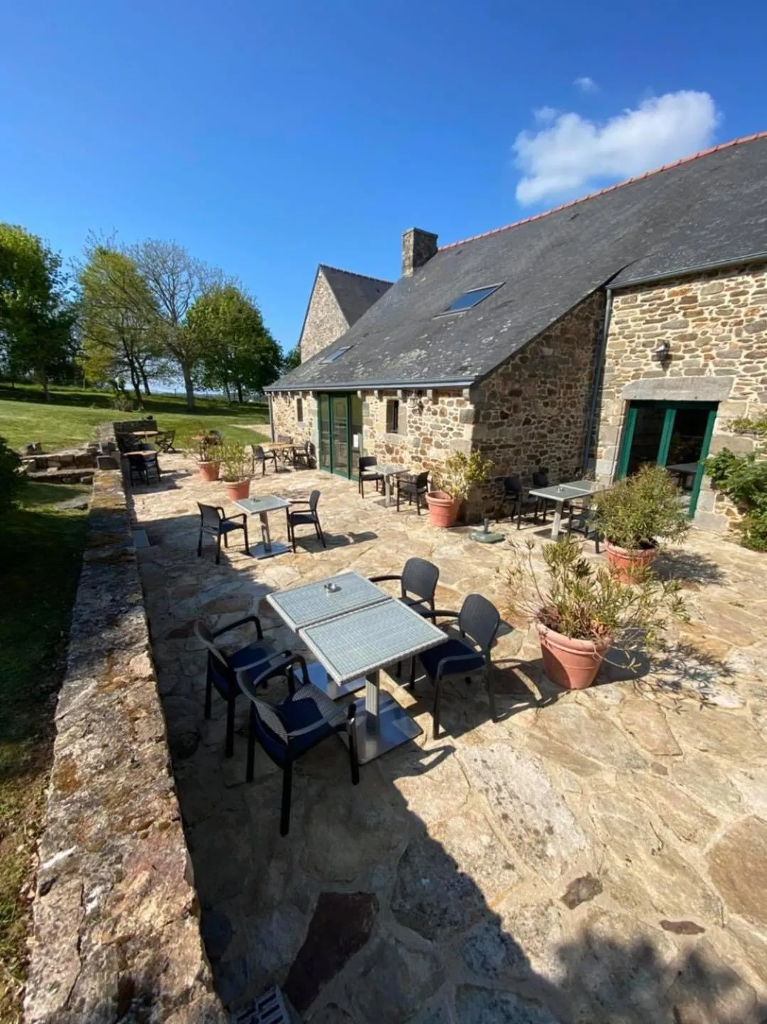 Patio in Manoir De Rigourdaine