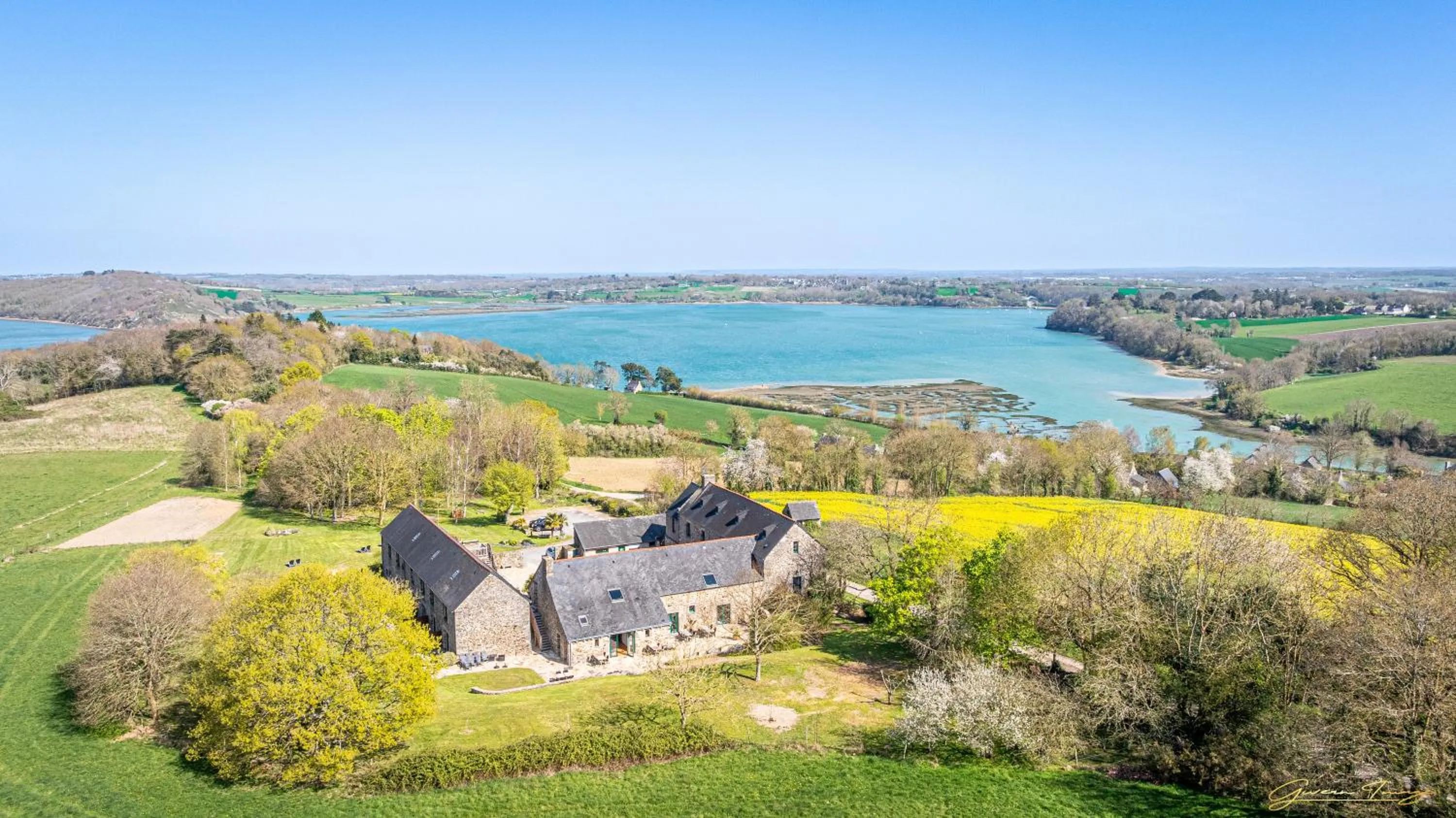 Bird's eye view in Manoir De Rigourdaine