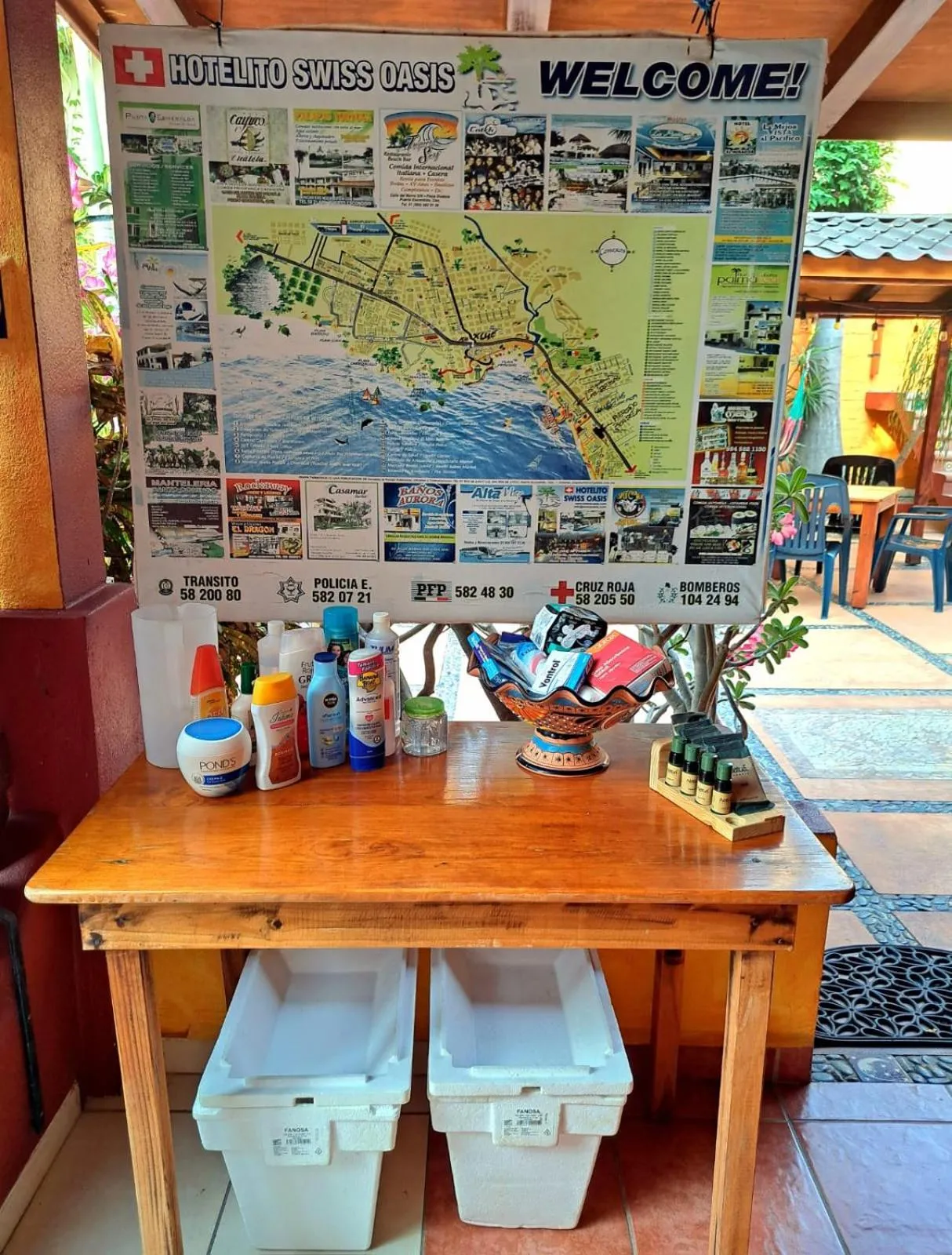 Lobby or reception in HOTELITO SWISS OASIS, Playa Zicatela - Adults Only - Kitchen - Cocina
