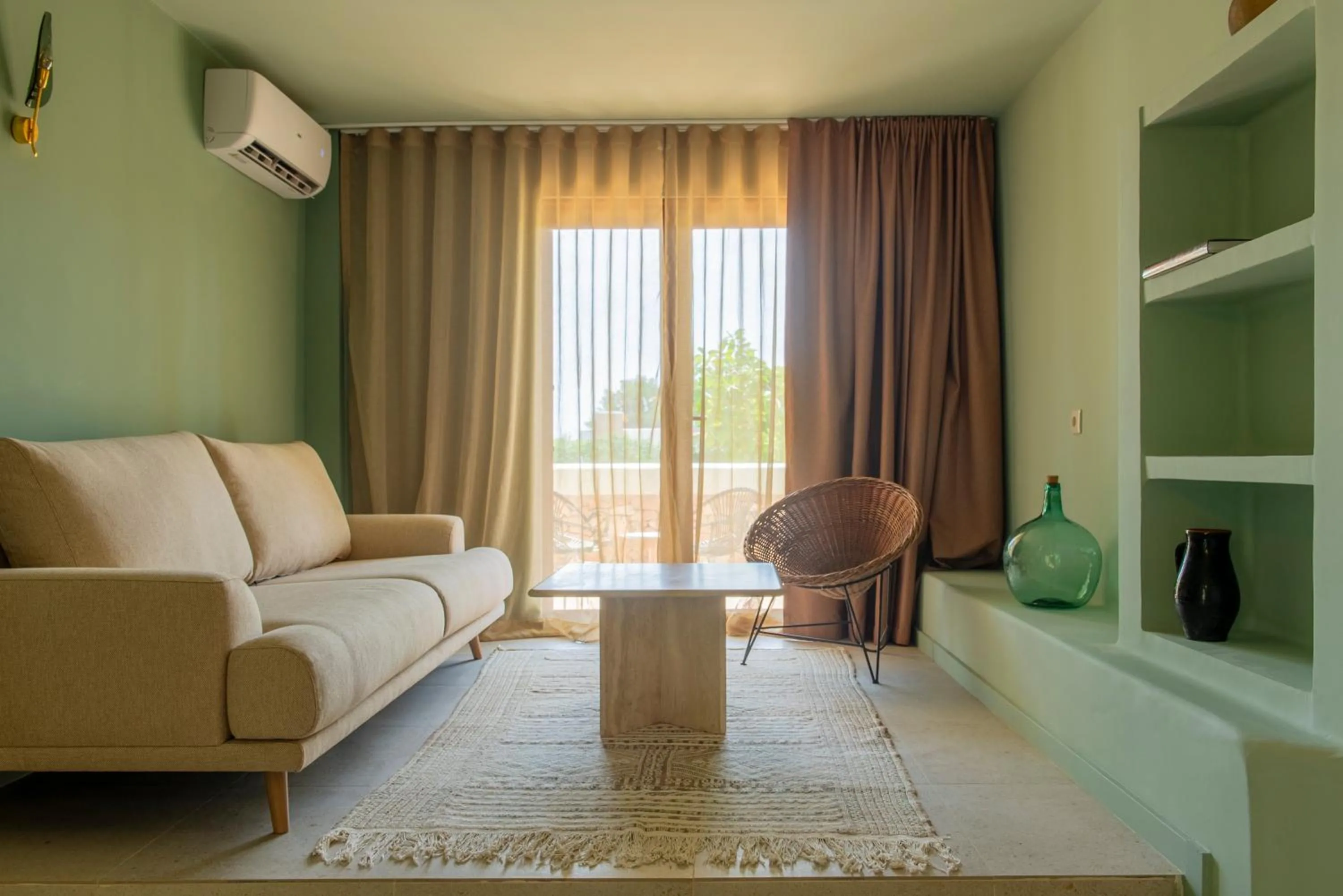 Seating area in MalaQuita Hotel Boutique