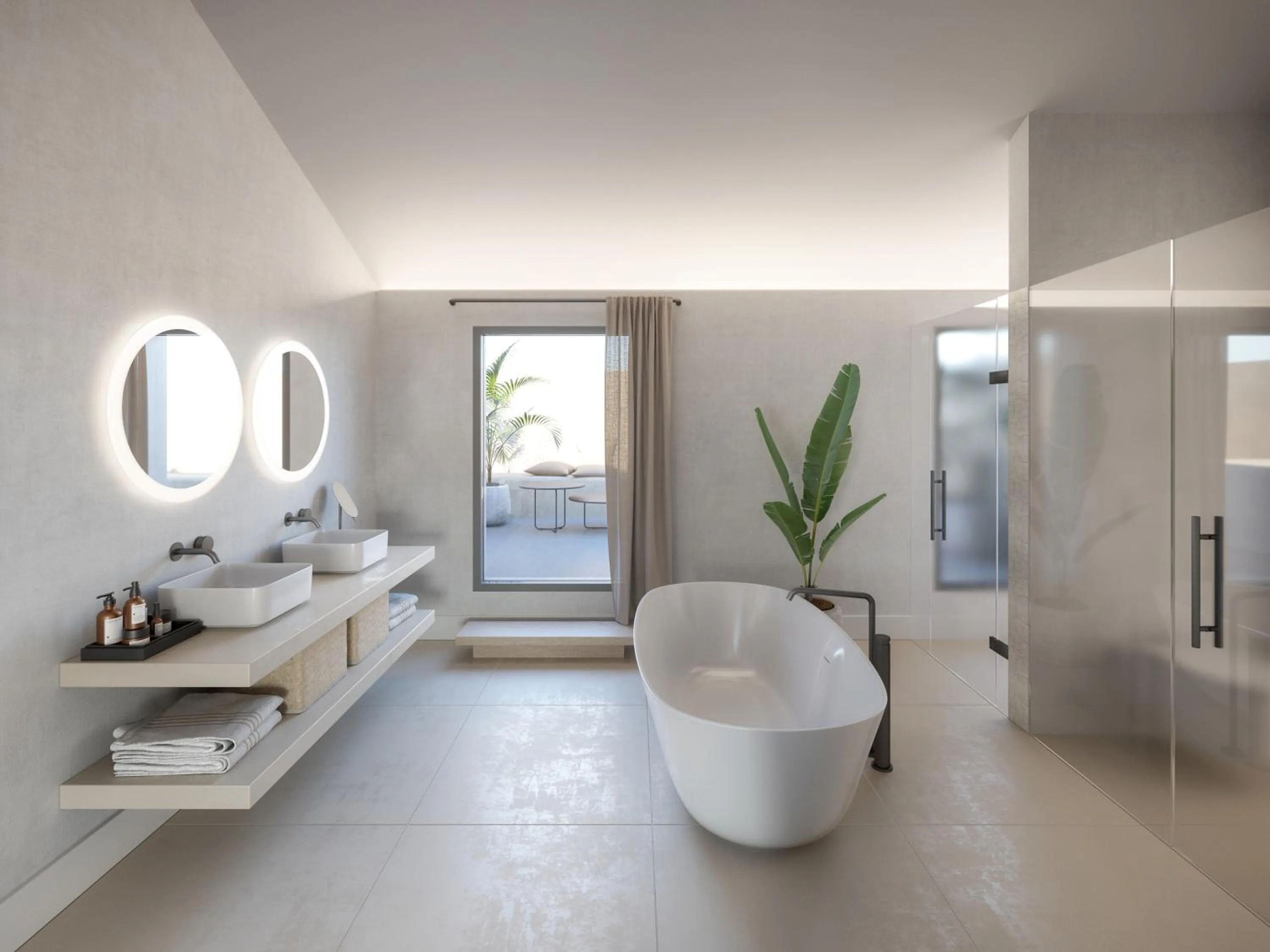 Bathroom in Hotel Serawa Alicante