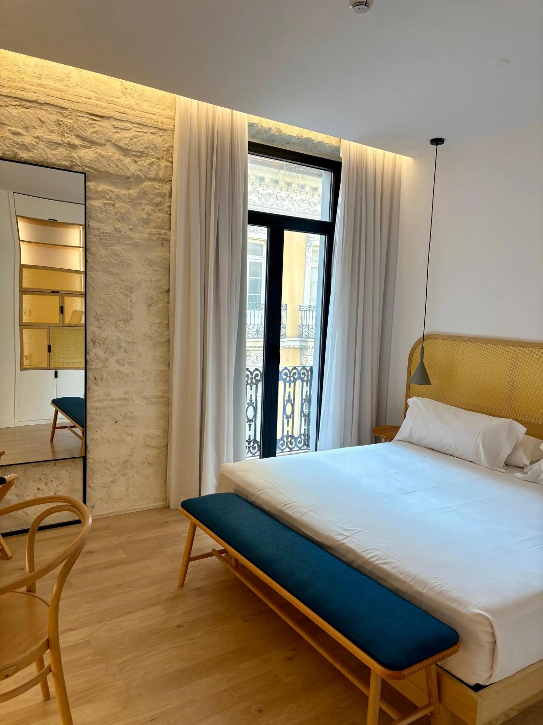 Bed in Hotel Serawa Alicante