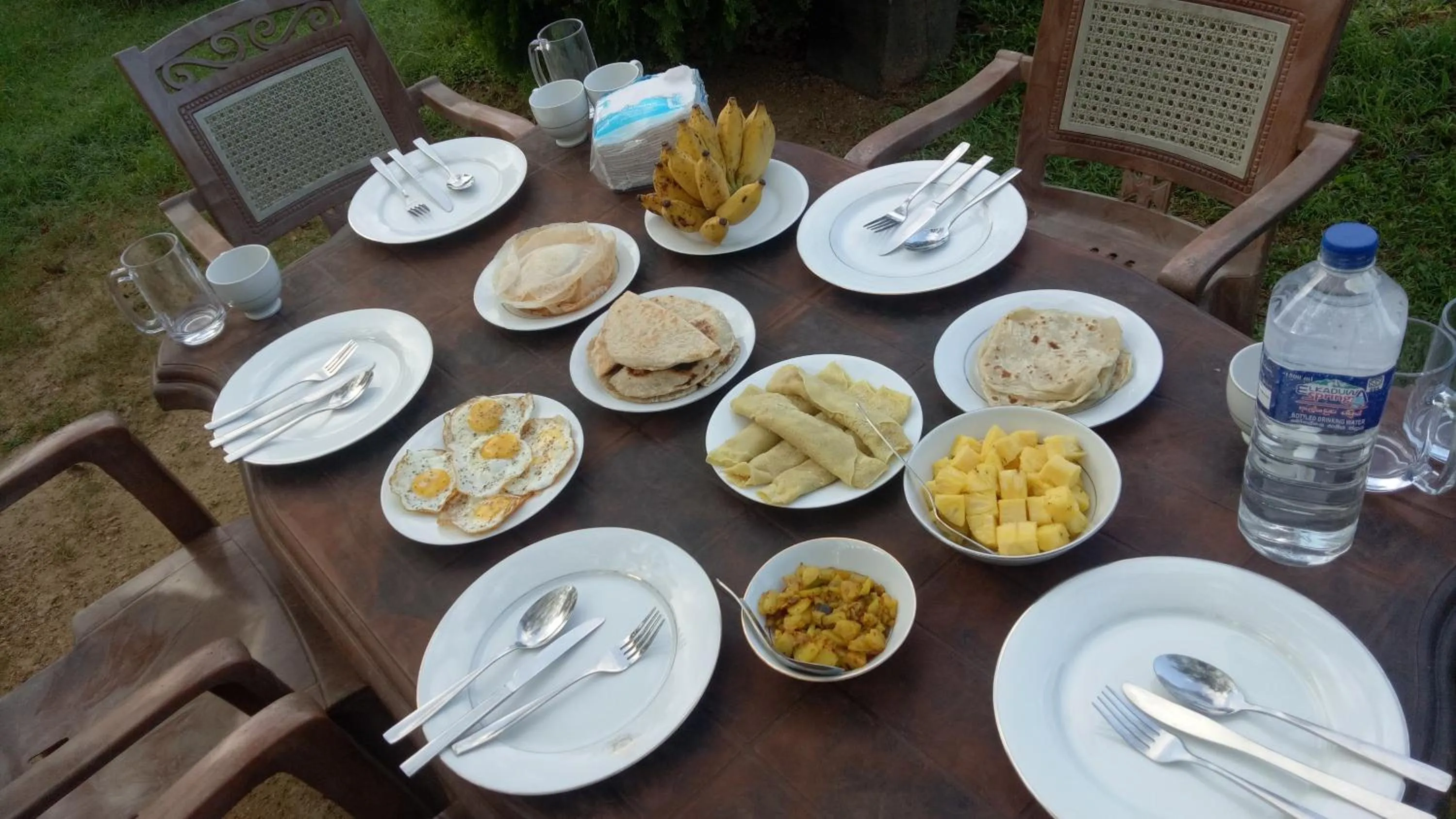 Breakfast in heritage thambapanni