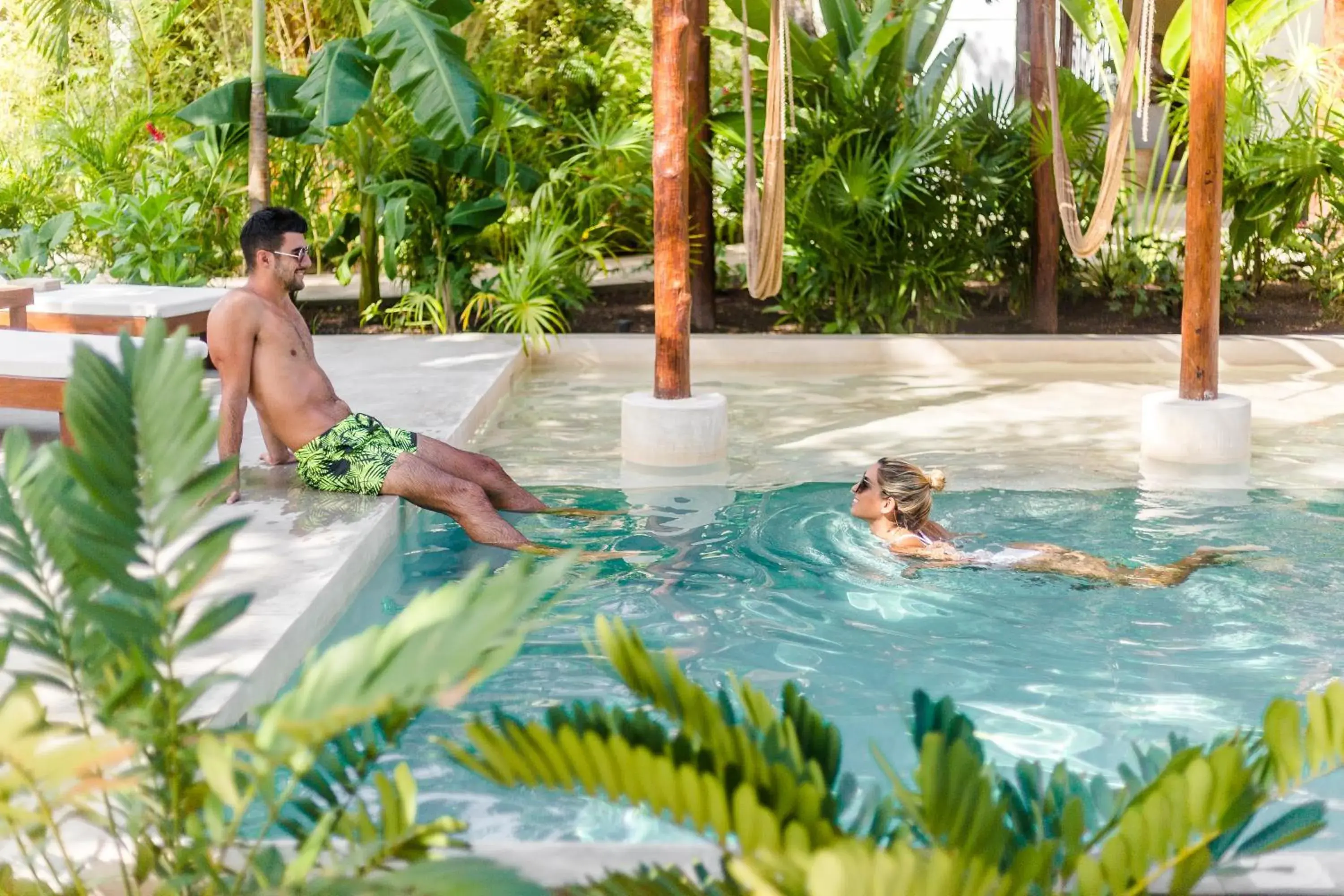 Pool view in Zenses Wellness and Yoga Resort - Adults Only Pool view in Zenses Wellness and Yoga Resort - Adults Only