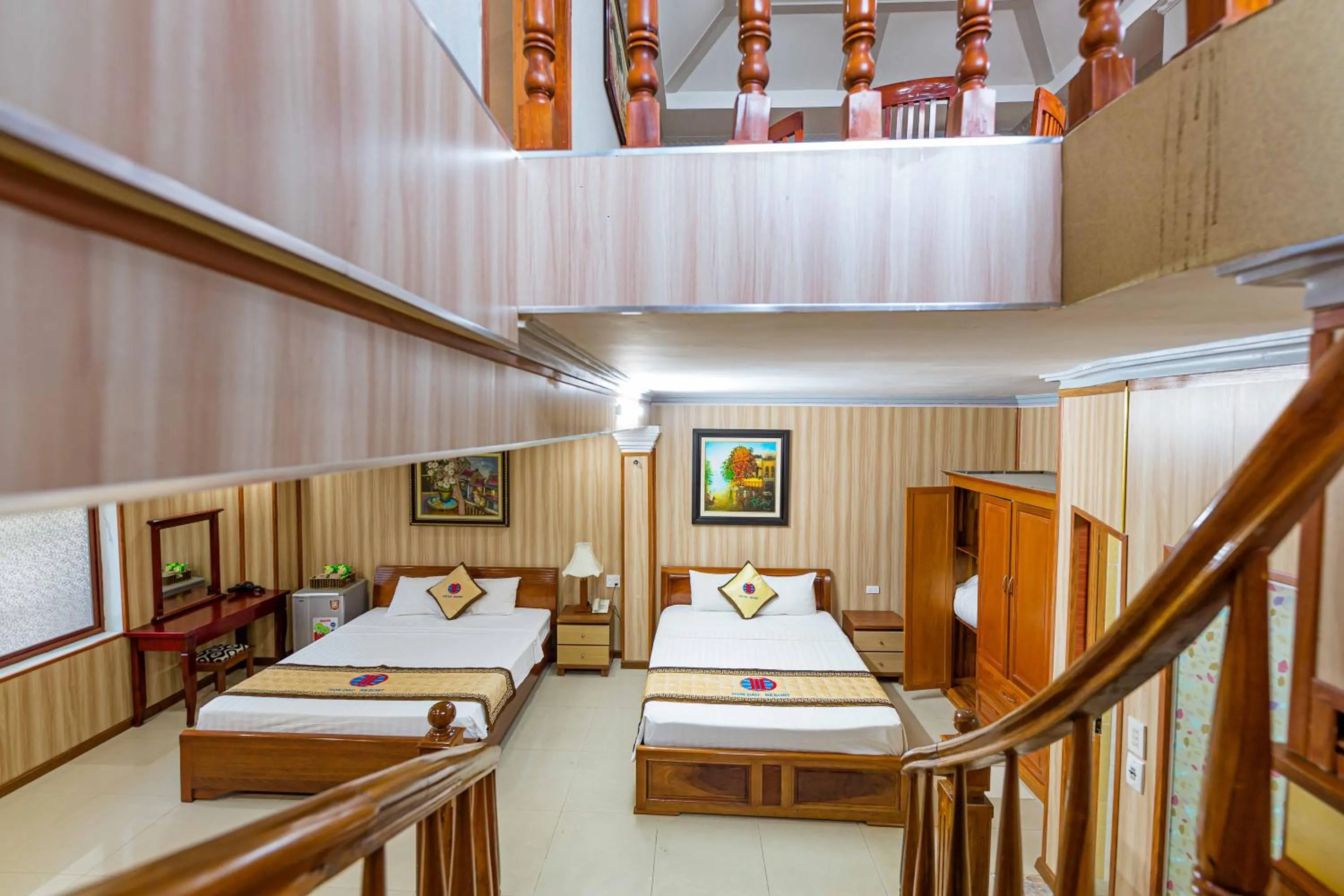 Bed in Hon Dau Resort