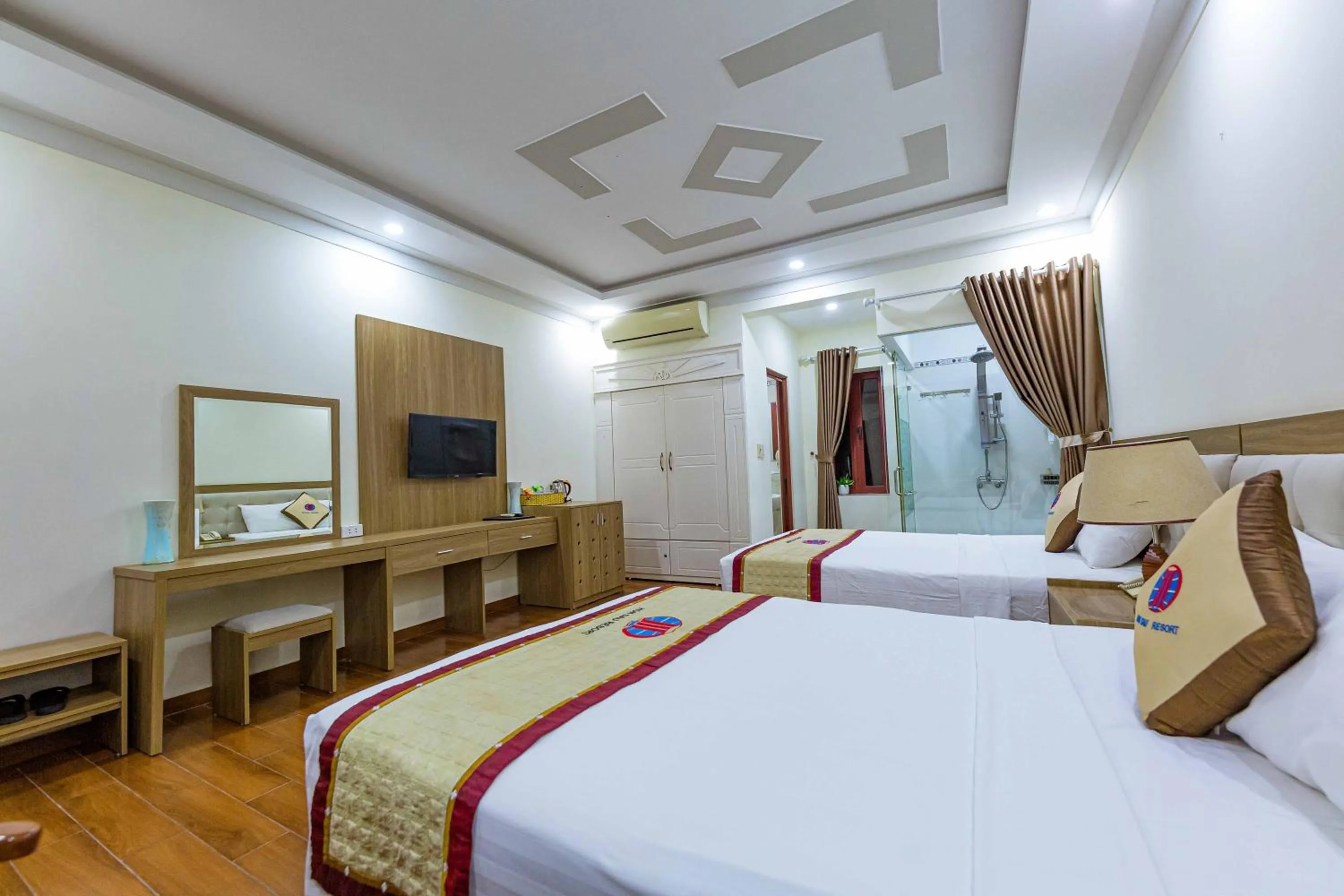 Bed in Hon Dau Resort