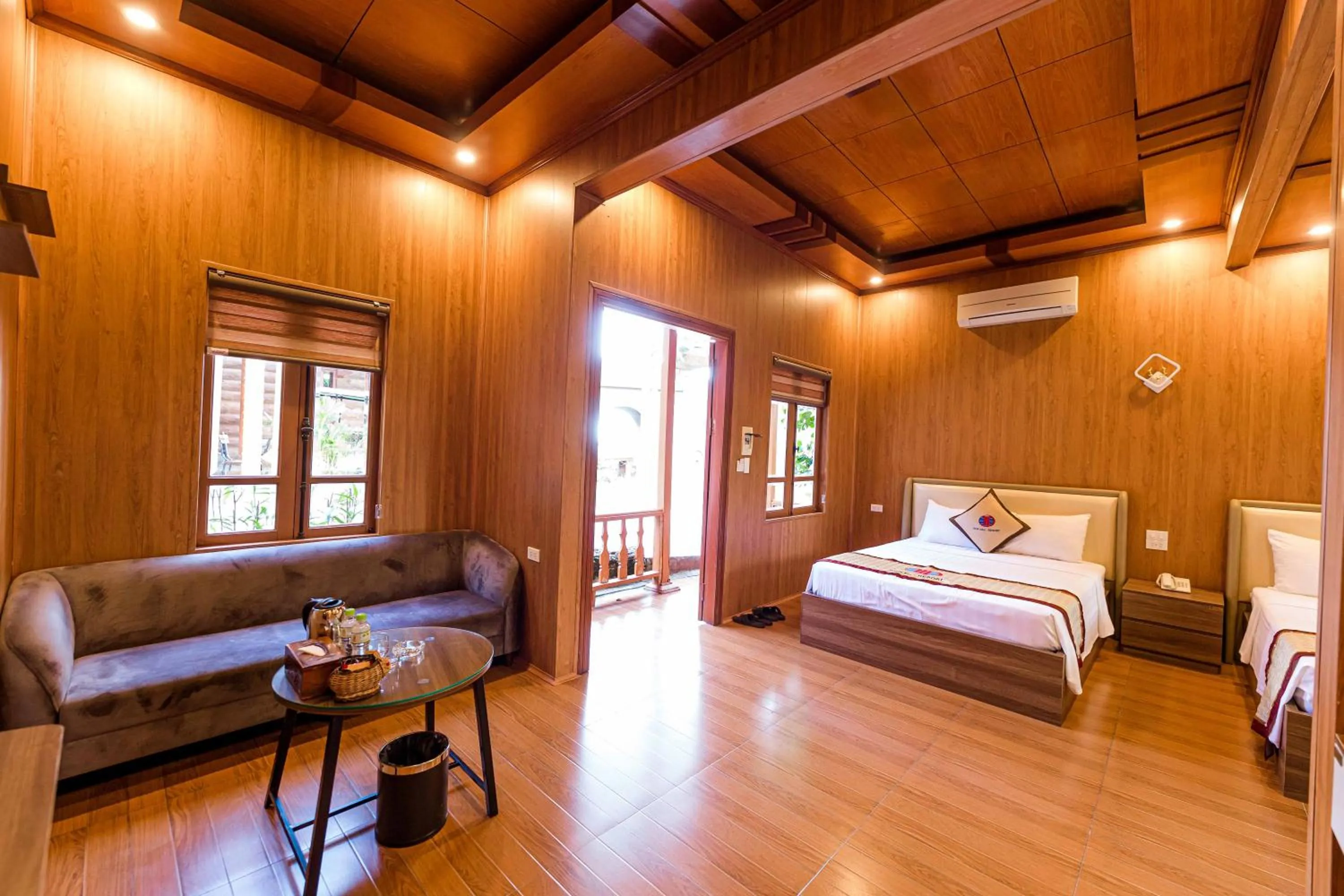 Bed in Hon Dau Resort