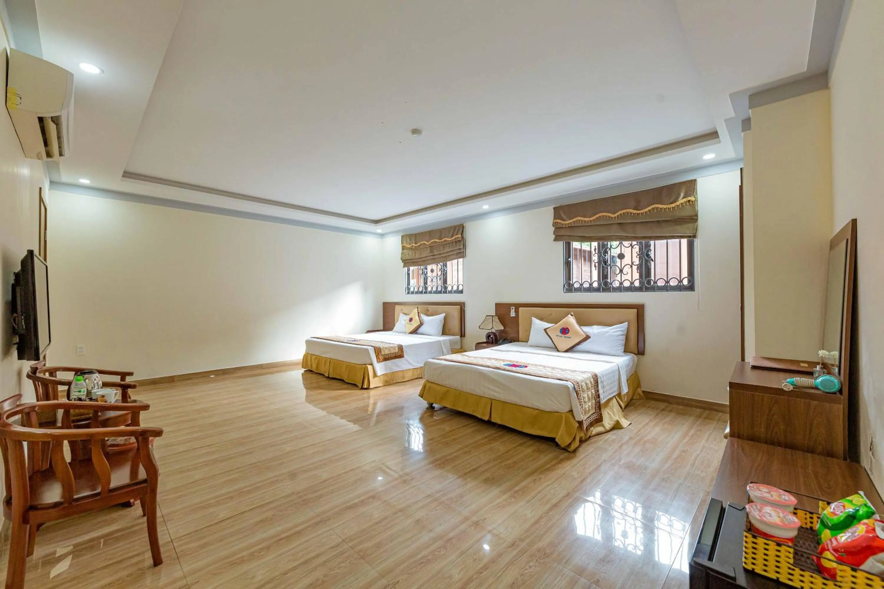 Bed in Hon Dau Resort