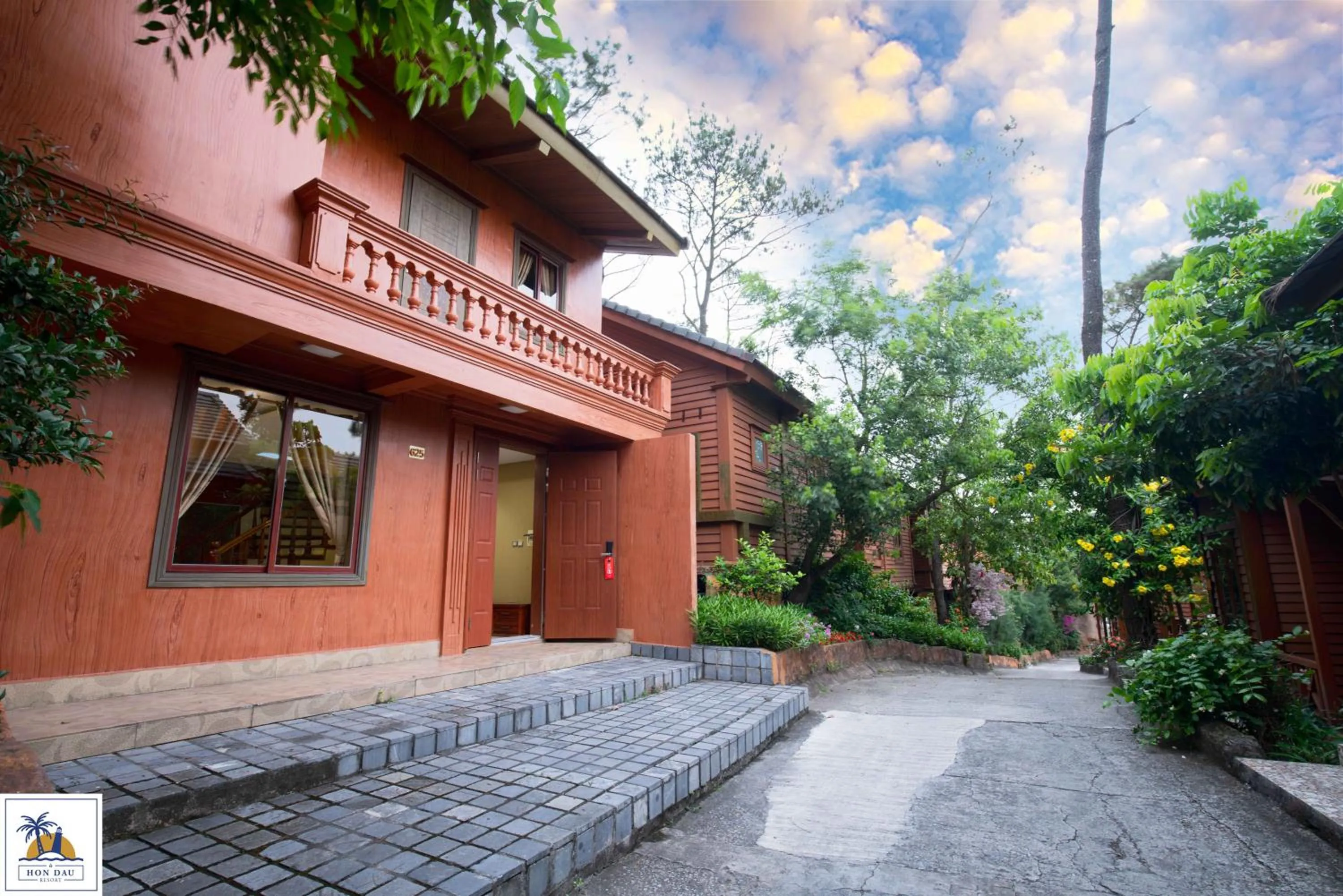 Property building in Hon Dau Resort