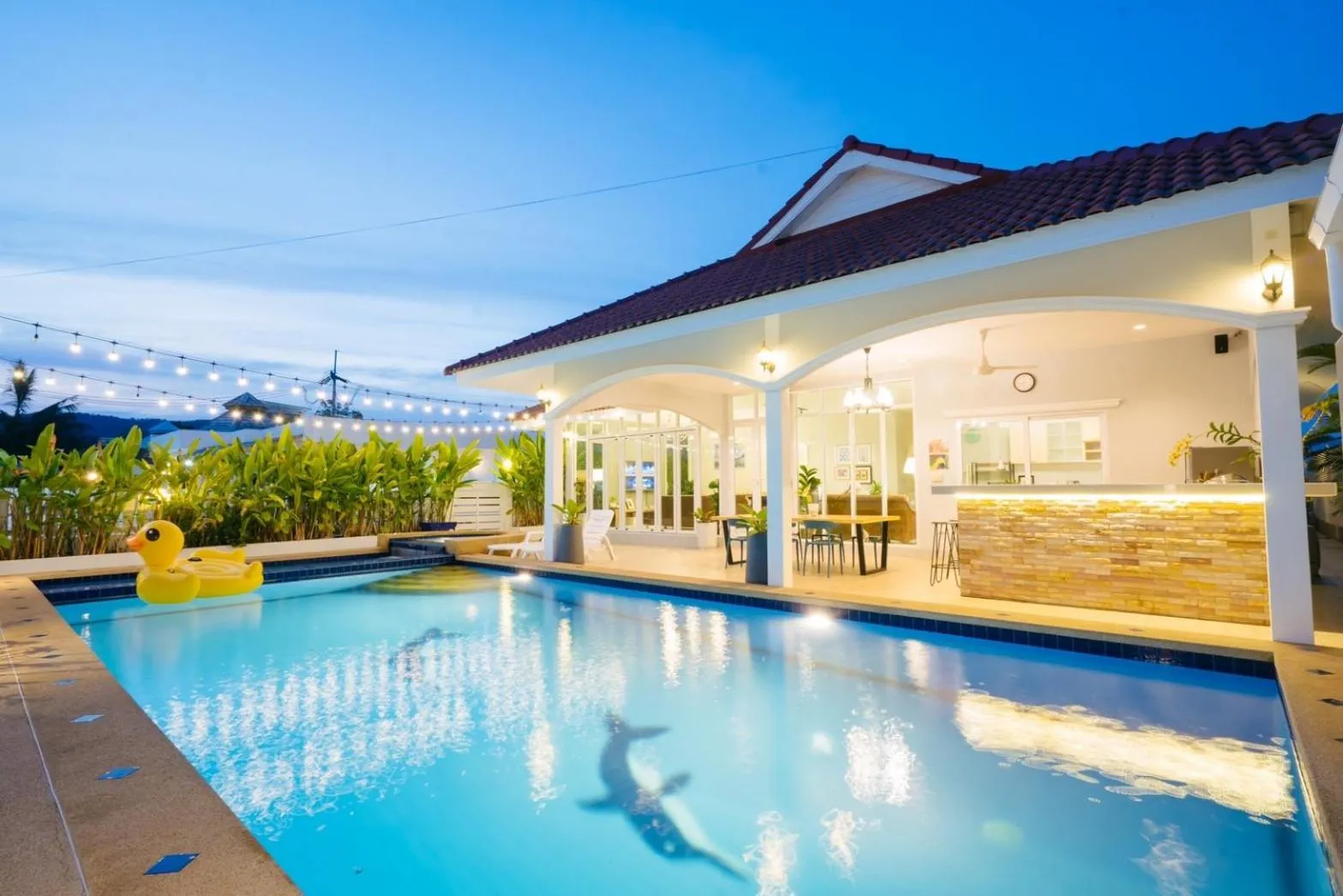 Swimming pool in Baan Kiang Lay Phu View Private Pool Villa in Central Hua Hin