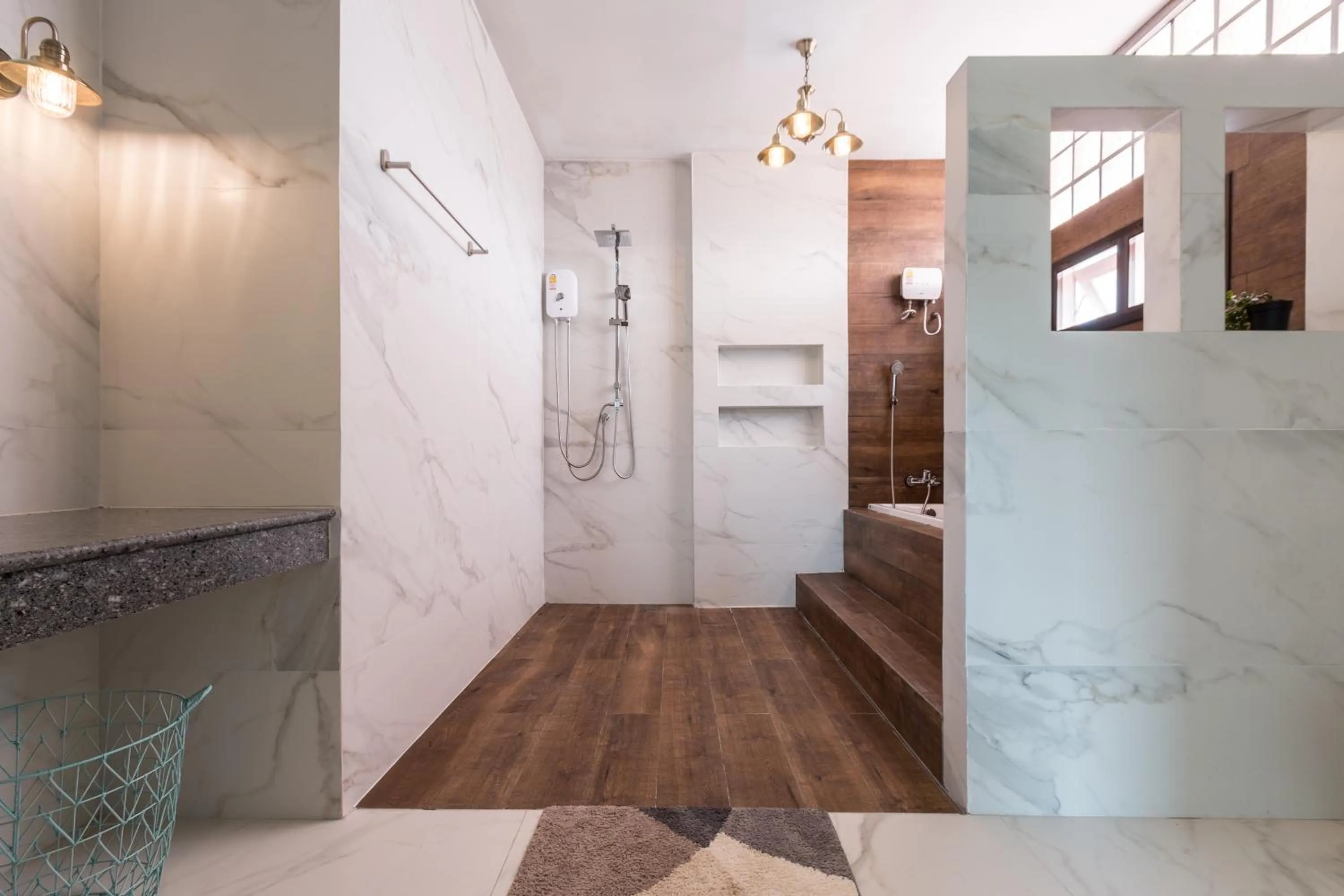 Bathroom in Baan Kiang Lay Phu View Private Pool Villa in Central Hua Hin