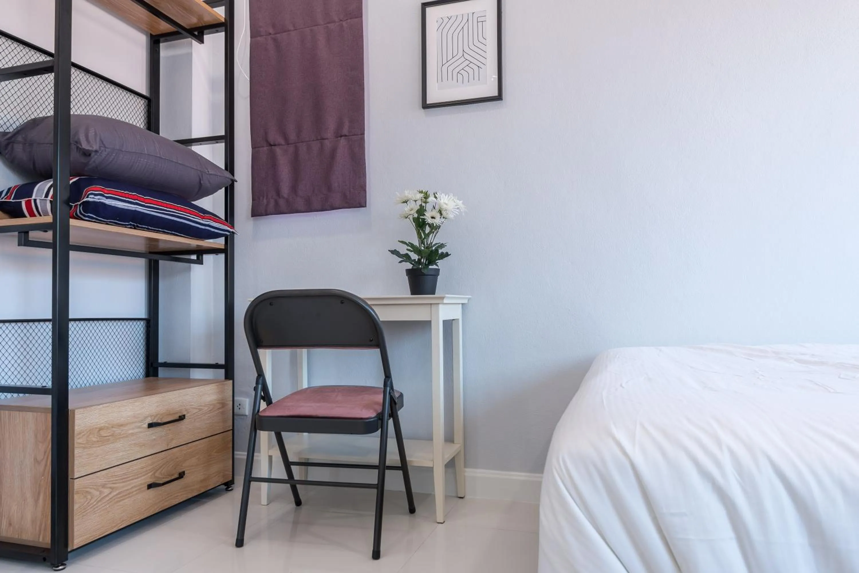 Seating area, Bed in Baan Kiang Lay Phu View Private Pool Villa in Central Hua Hin