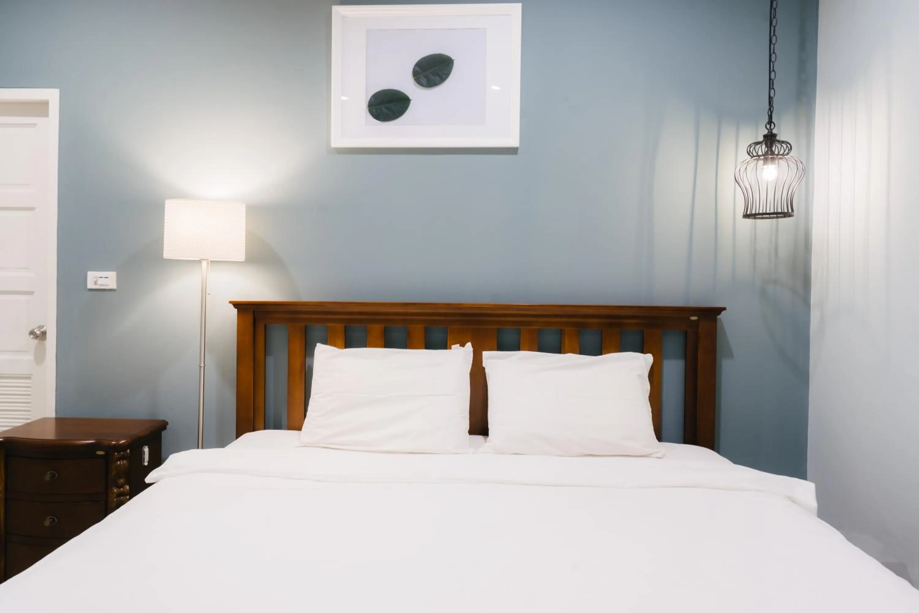 Bed in Baan Kiang Lay Phu View Private Pool Villa in Central Hua Hin