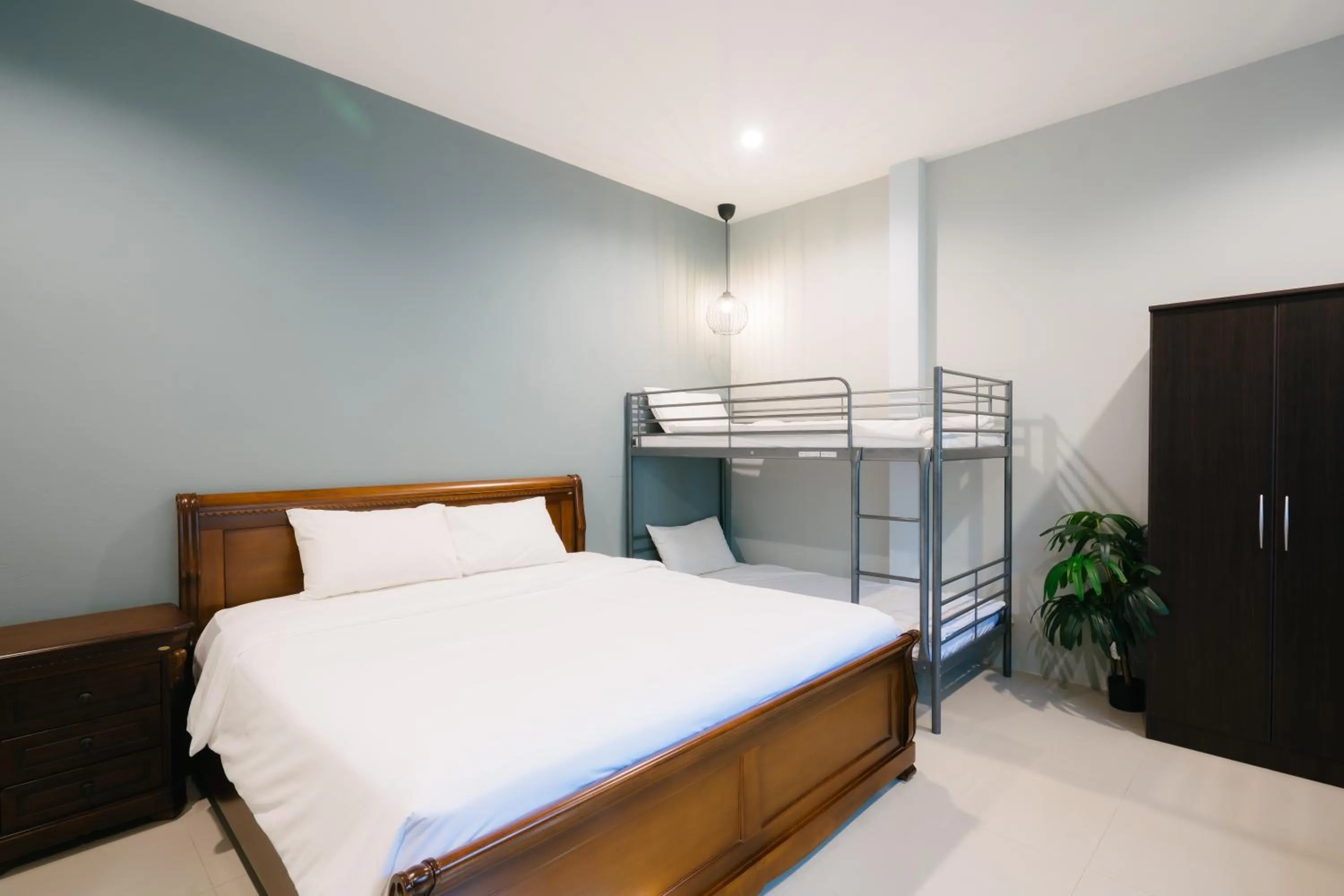 Bed in Baan Kiang Lay Phu View Private Pool Villa in Central Hua Hin